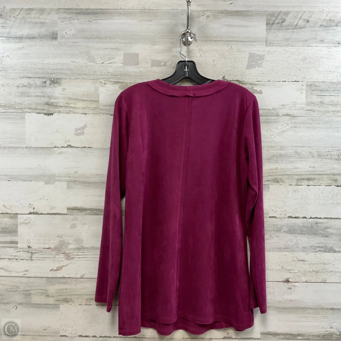 Top Long Sleeve By Ethyl In Maroon, Size: M