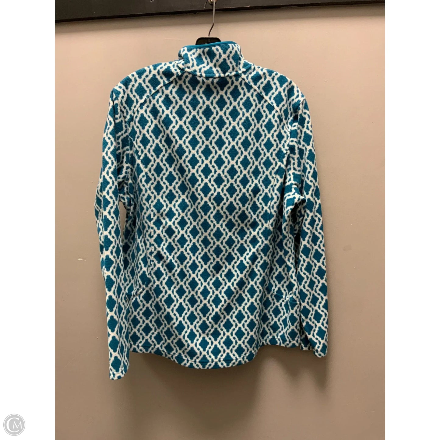 Jacket Fleece By Lands End In Blue, Size: Xl