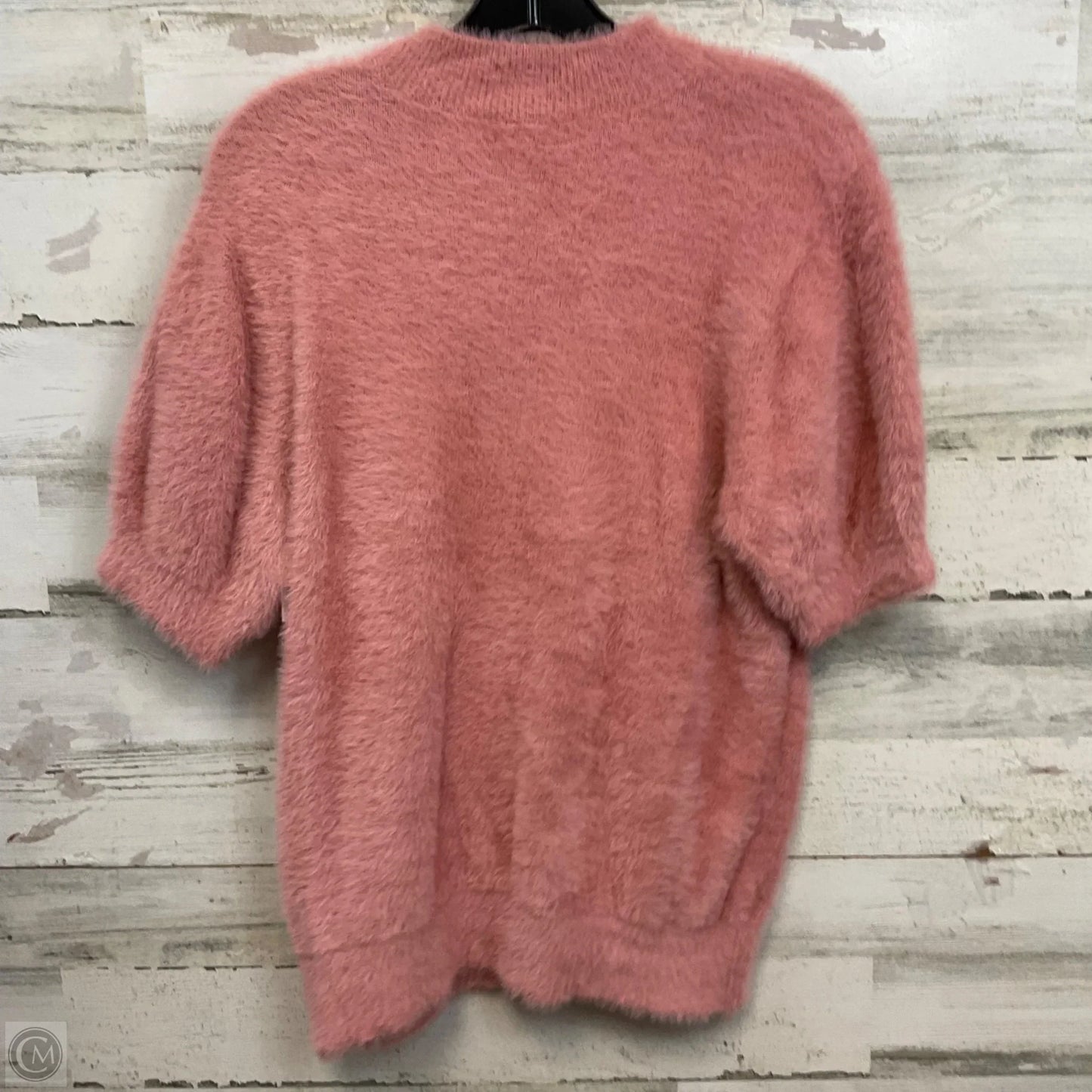 Top Short Sleeve By Cece In Pink, Size: L