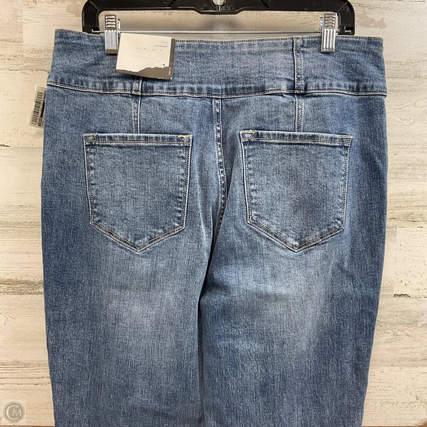 Jeans Wide Leg By Kancan In Blue Denim, Size: 12