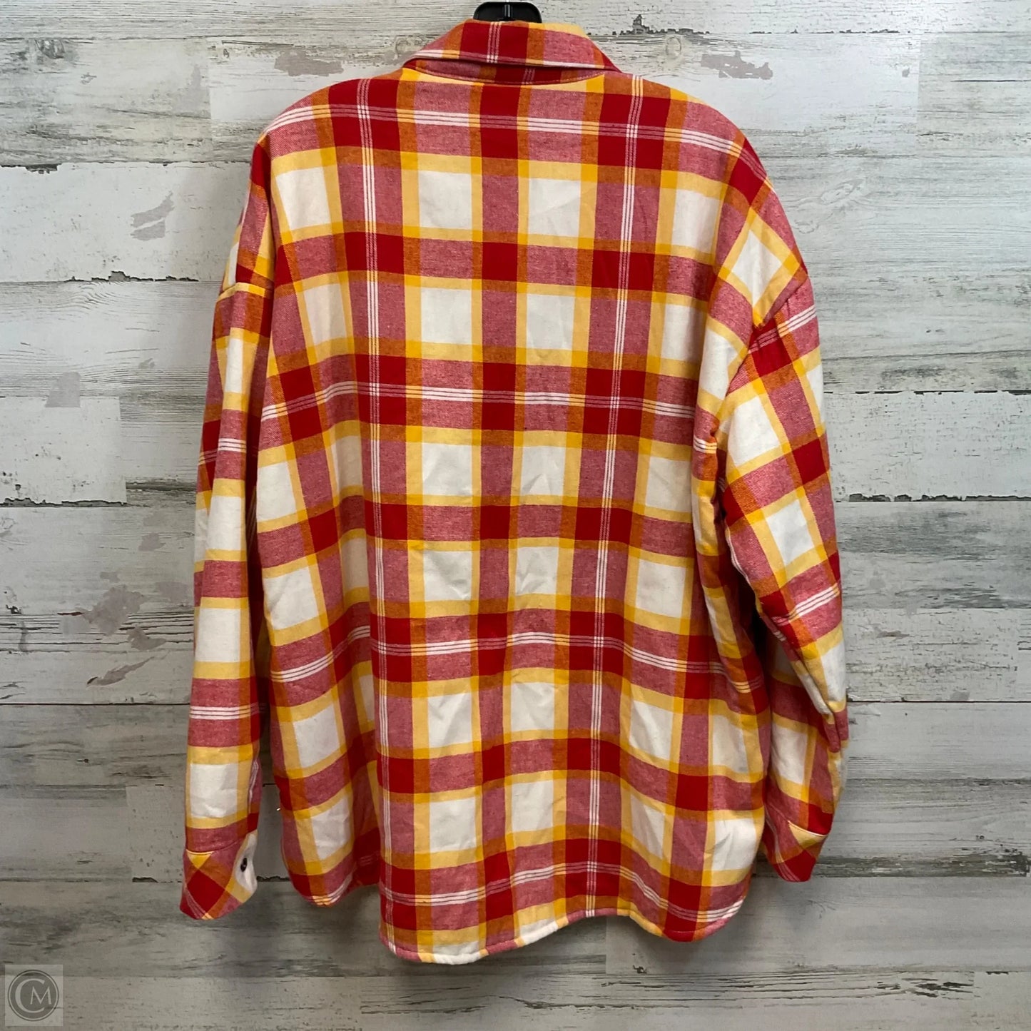 Top Long Sleeve By Andree By Unit In Red, Size: Xl