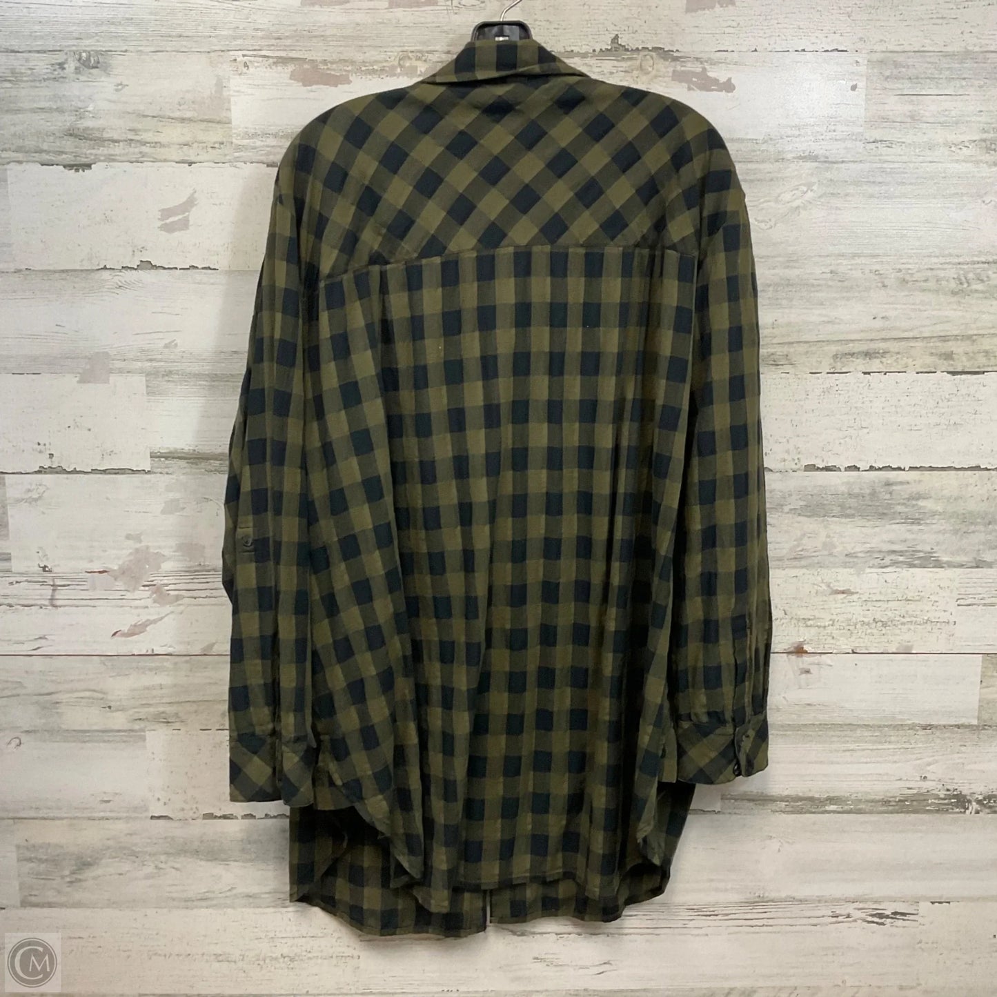 Blouse Long Sleeve By Sanctuary In Green, Size: 3x