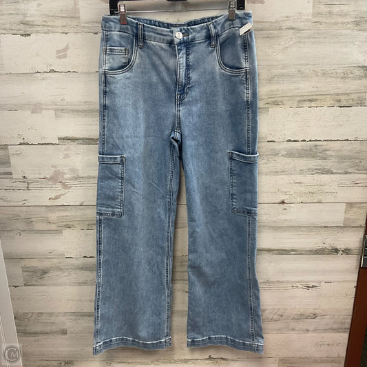 Jeans Wide Leg By Kut In Blue Denim, Size: 8