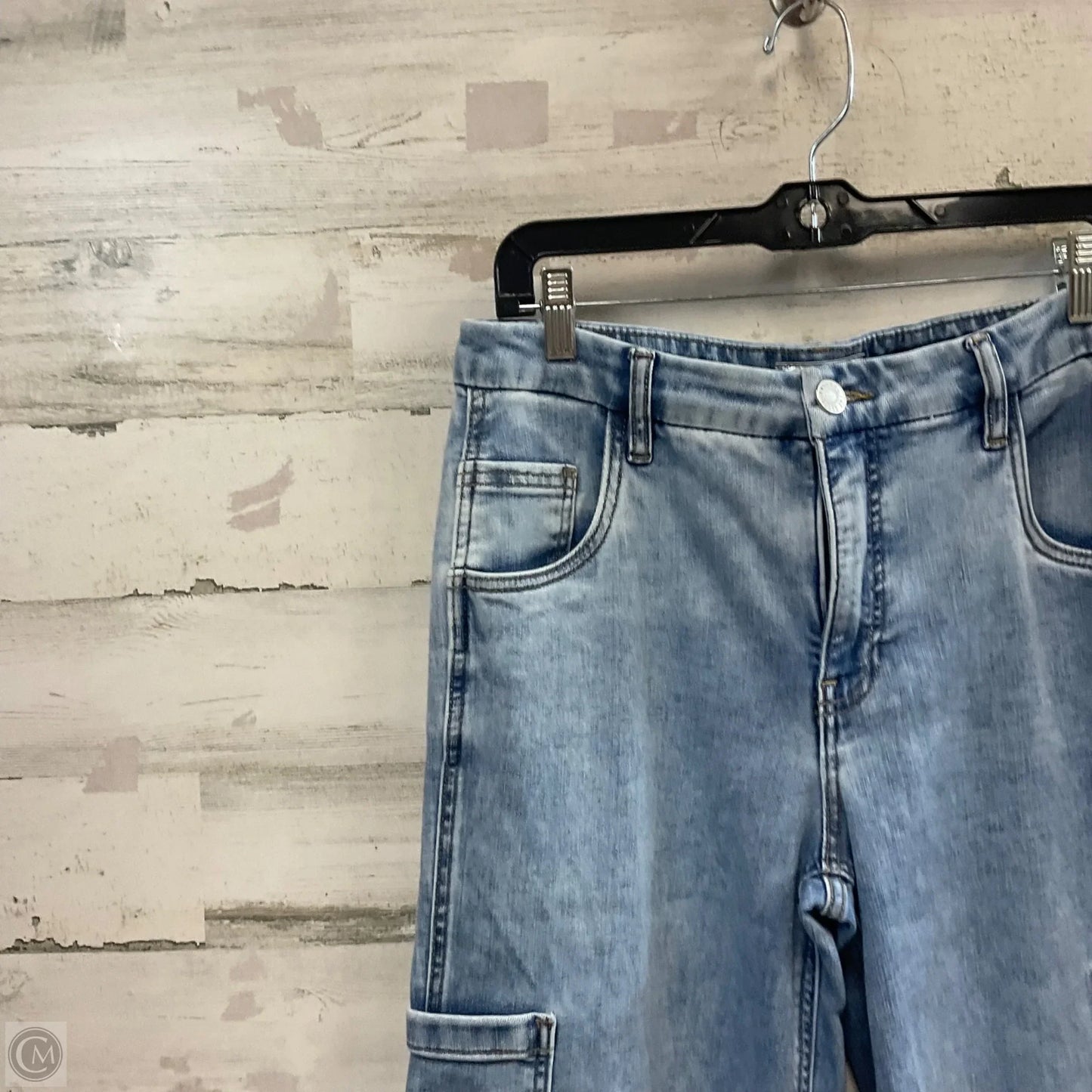 Jeans Wide Leg By Kut In Blue Denim, Size: 8
