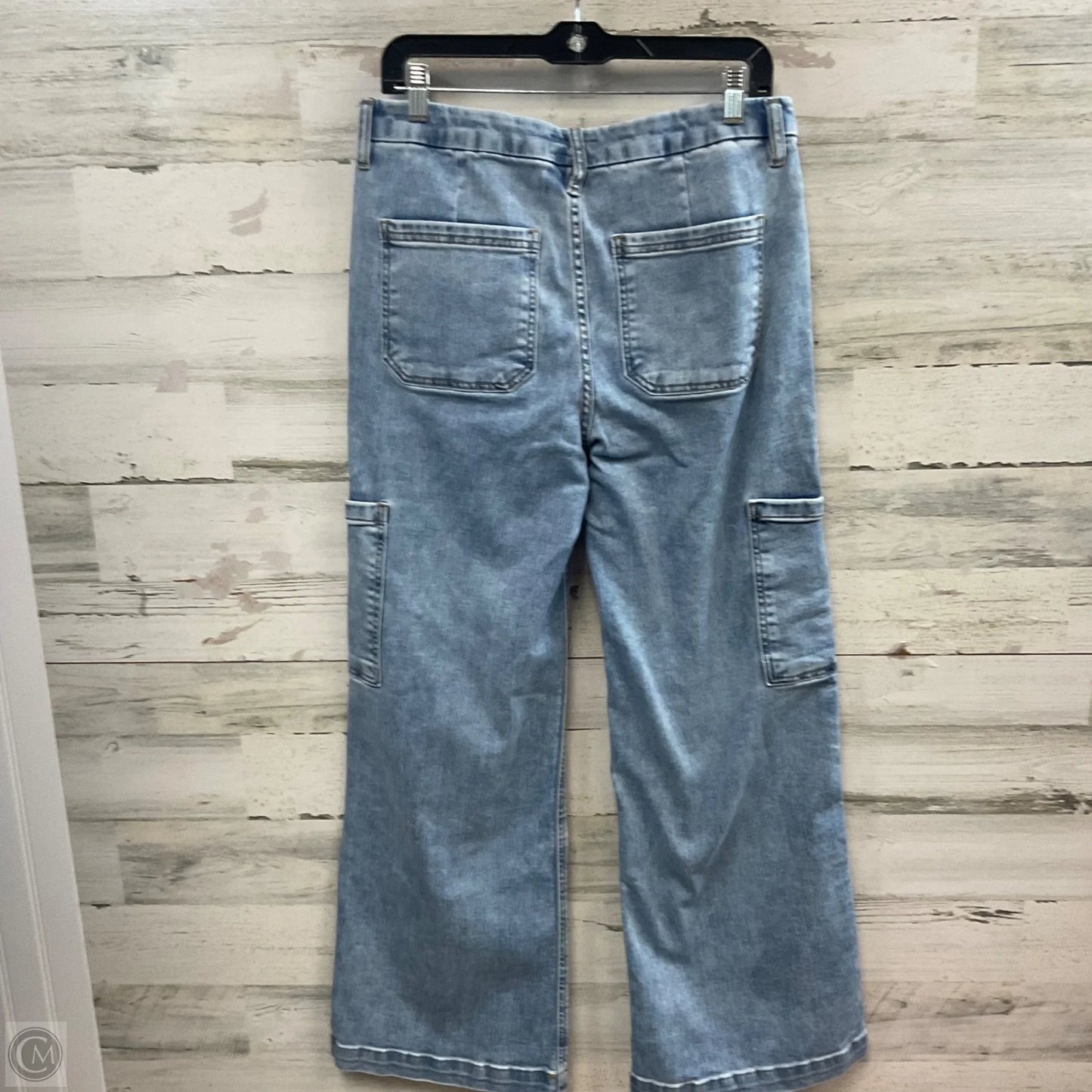 Jeans Wide Leg By Kut In Blue Denim, Size: 8