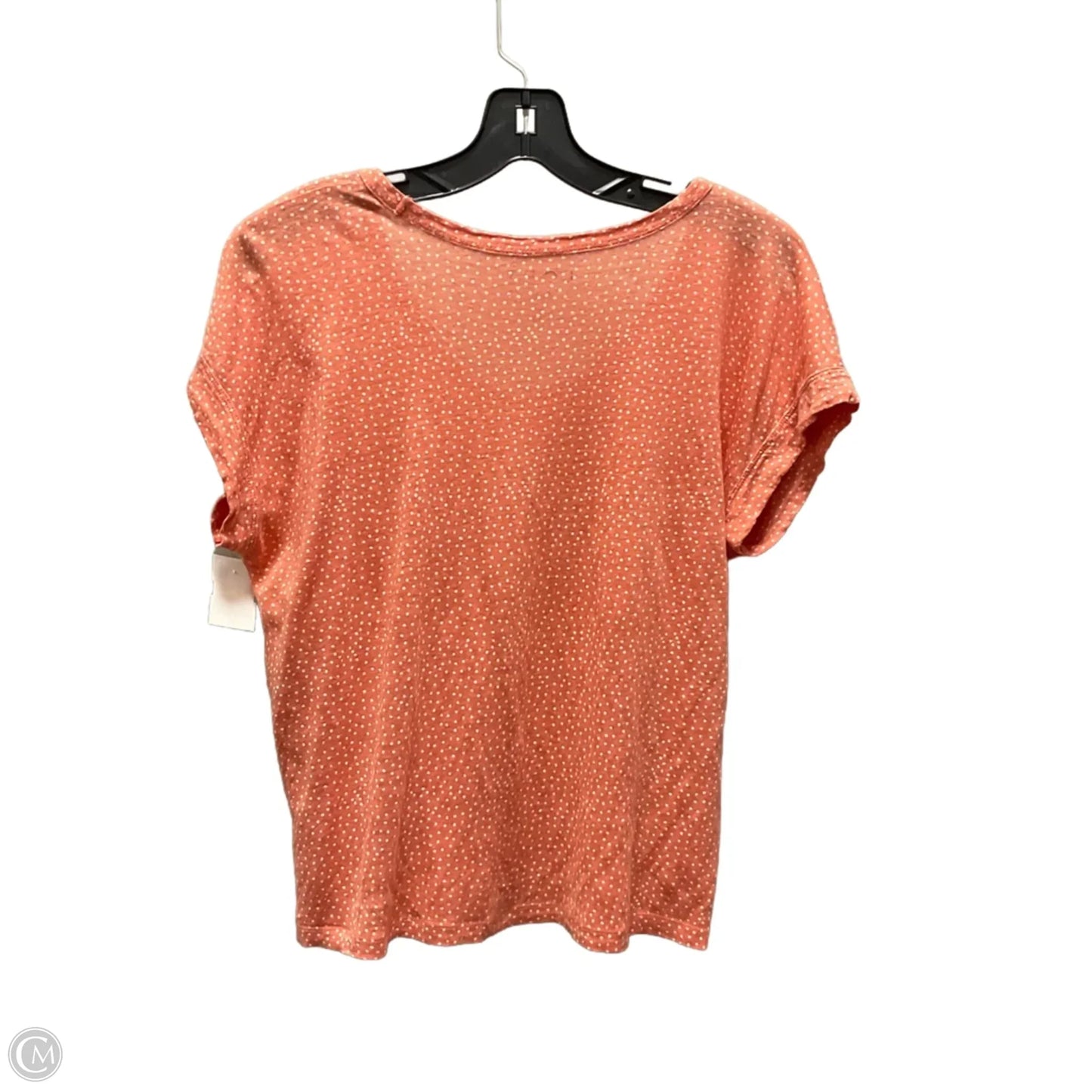 Top Short Sleeve By Loft In Orange, Size: Xs