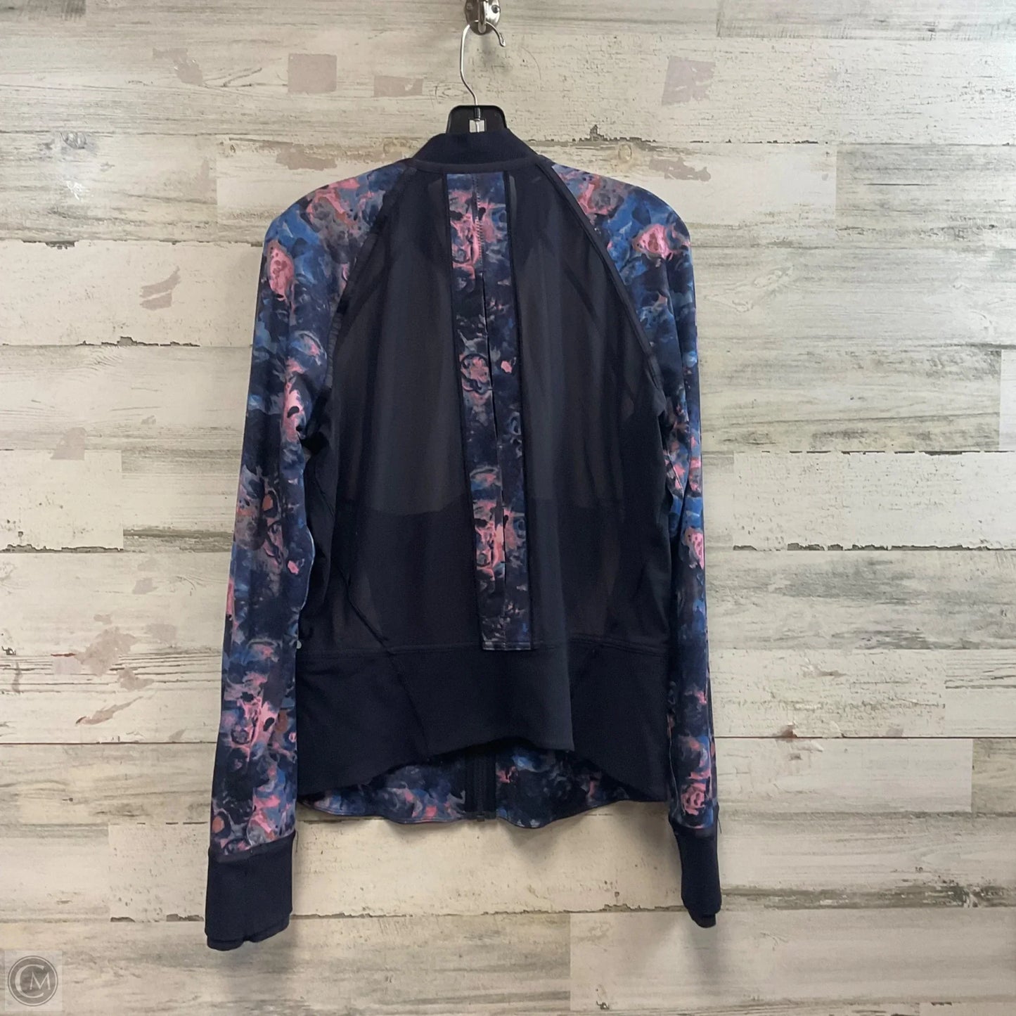 Athletic Jacket By Lululemon In Blue, Size: M