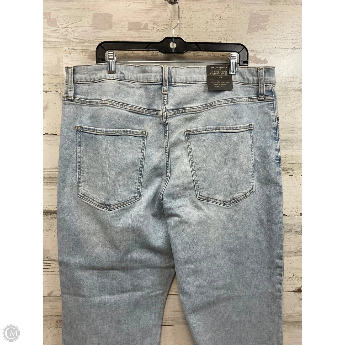 Jeans Boot Cut By Banana Republic In Blue Denim, Size: 20