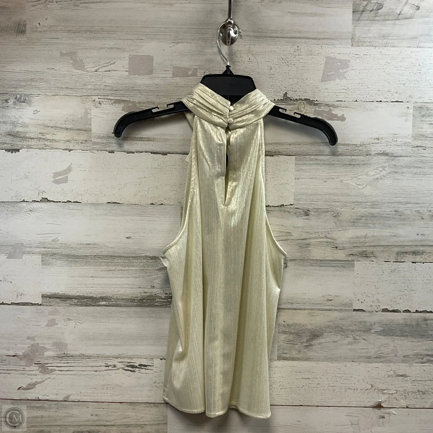 Top Sleeveless By Anthropologie In Cream, Size: M