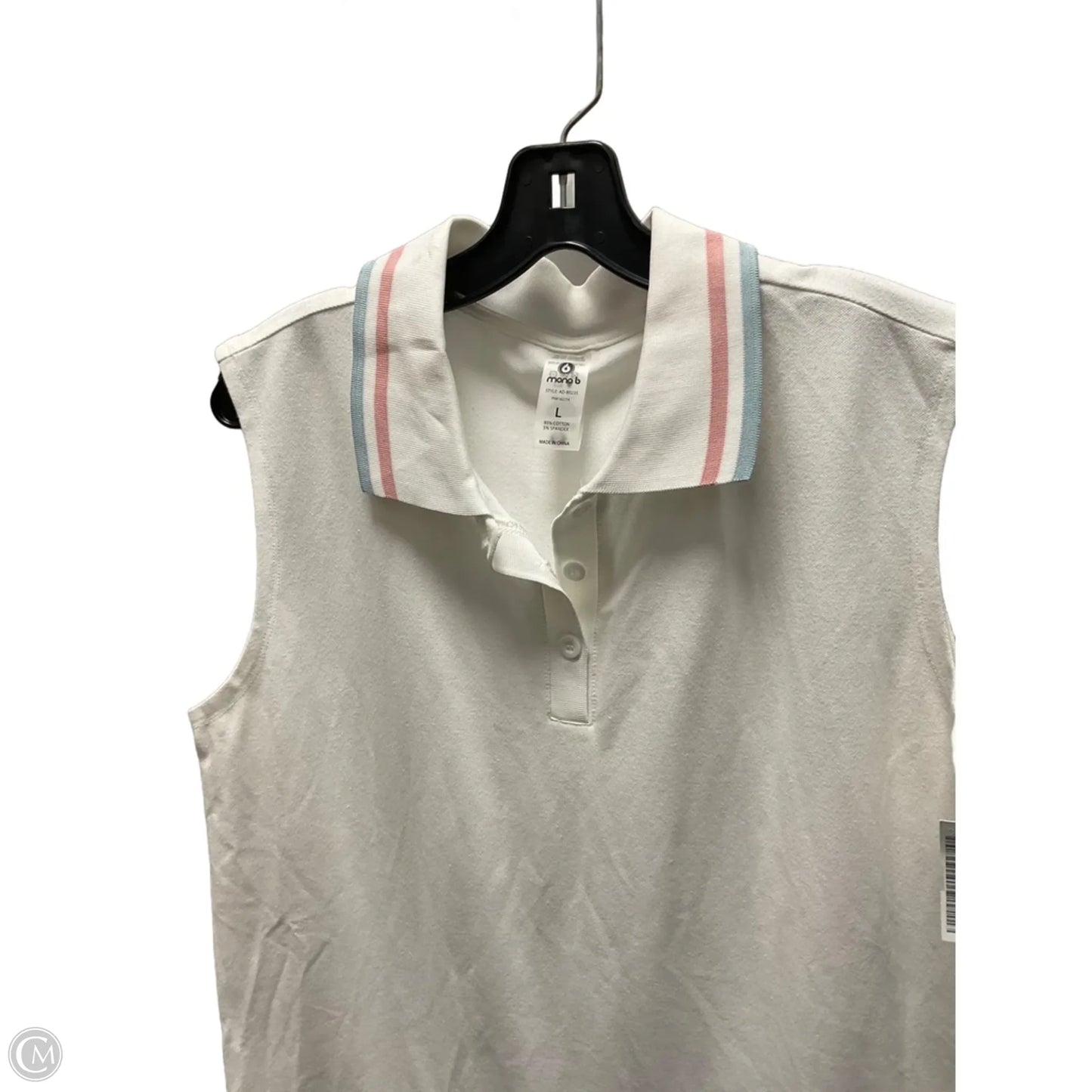 Dress Casual Short By Mono B In White, Size: L