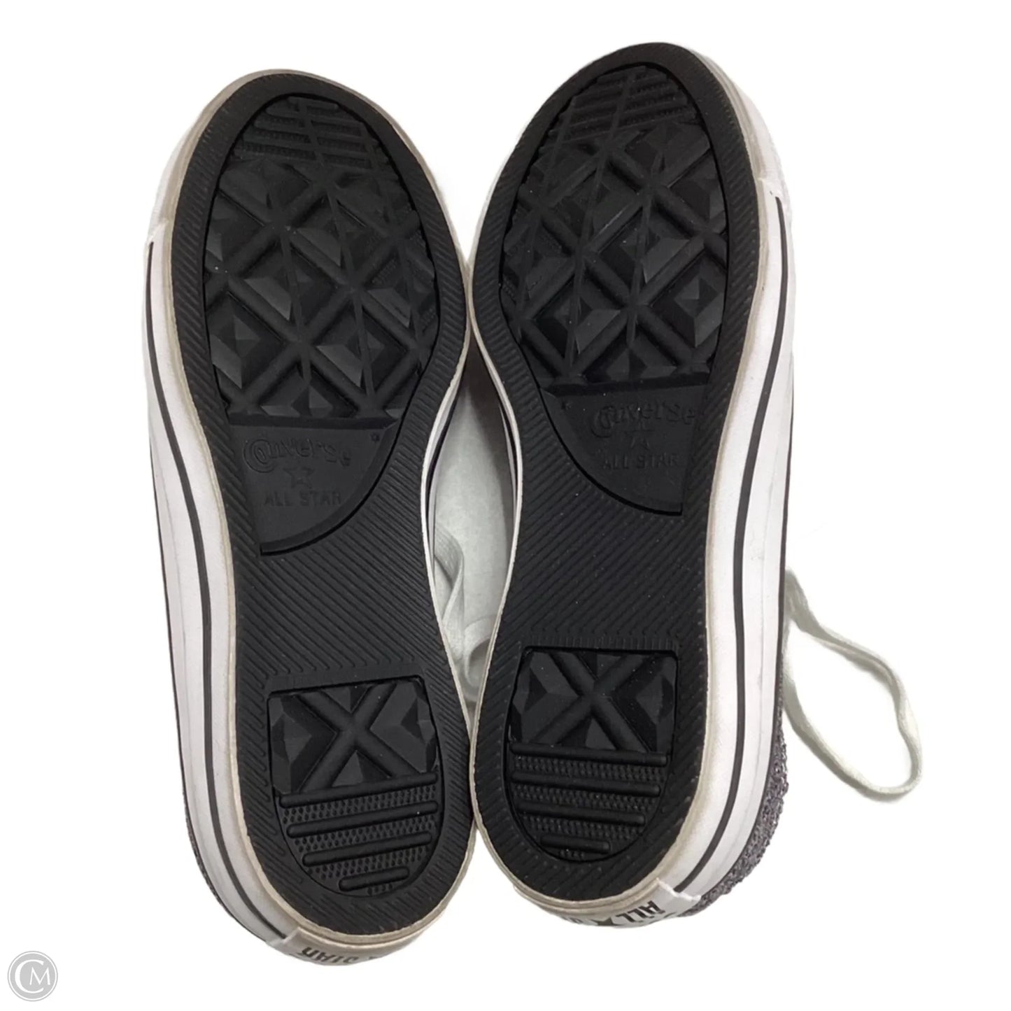 Shoes Sneakers By Converse In Silver, Size: 7