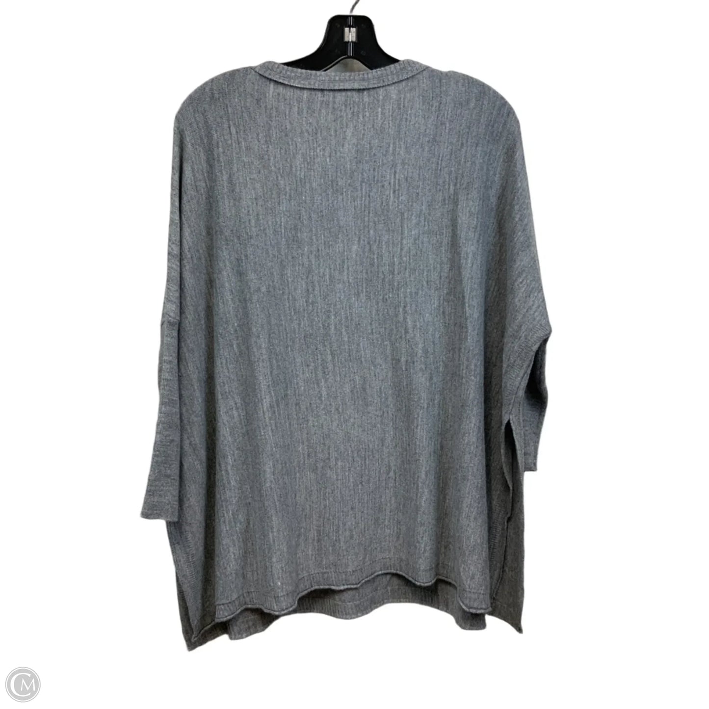 Sweater By Mer Sea In Grey, Size: Osfm