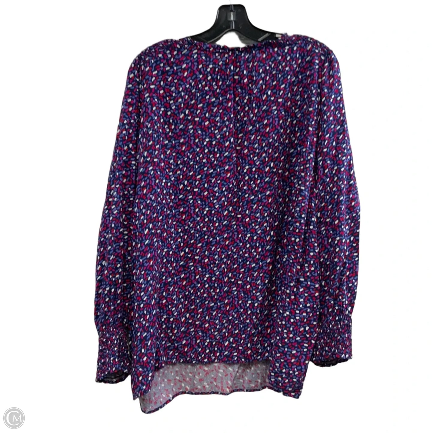 Top Long Sleeve By Talbots In Navy, Size: 2x