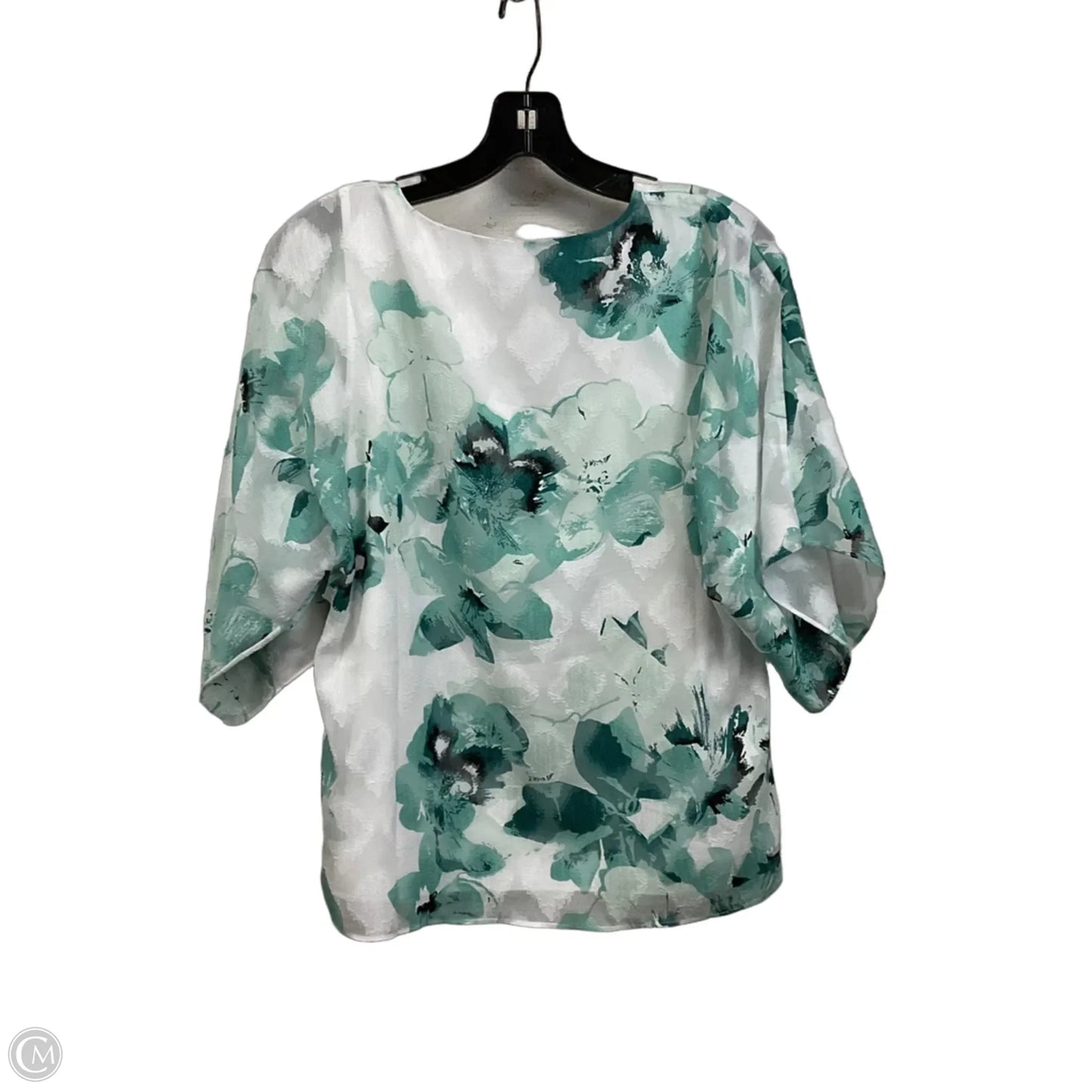 Top Short Sleeve By White House Black Market In Green, Size: Xs