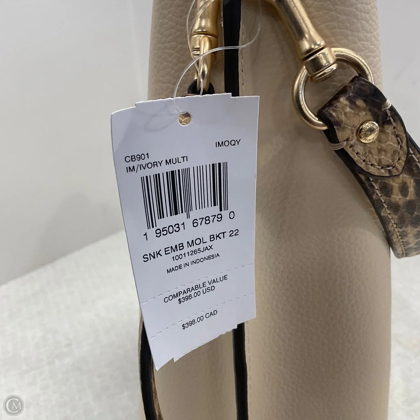 Handbag Designer By Coach, Size: Medium