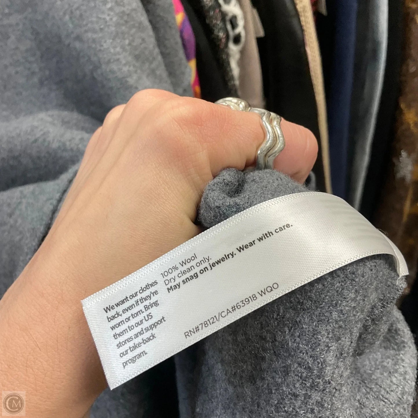 Sweater By Eileen Fisher In Grey, Size: Xs