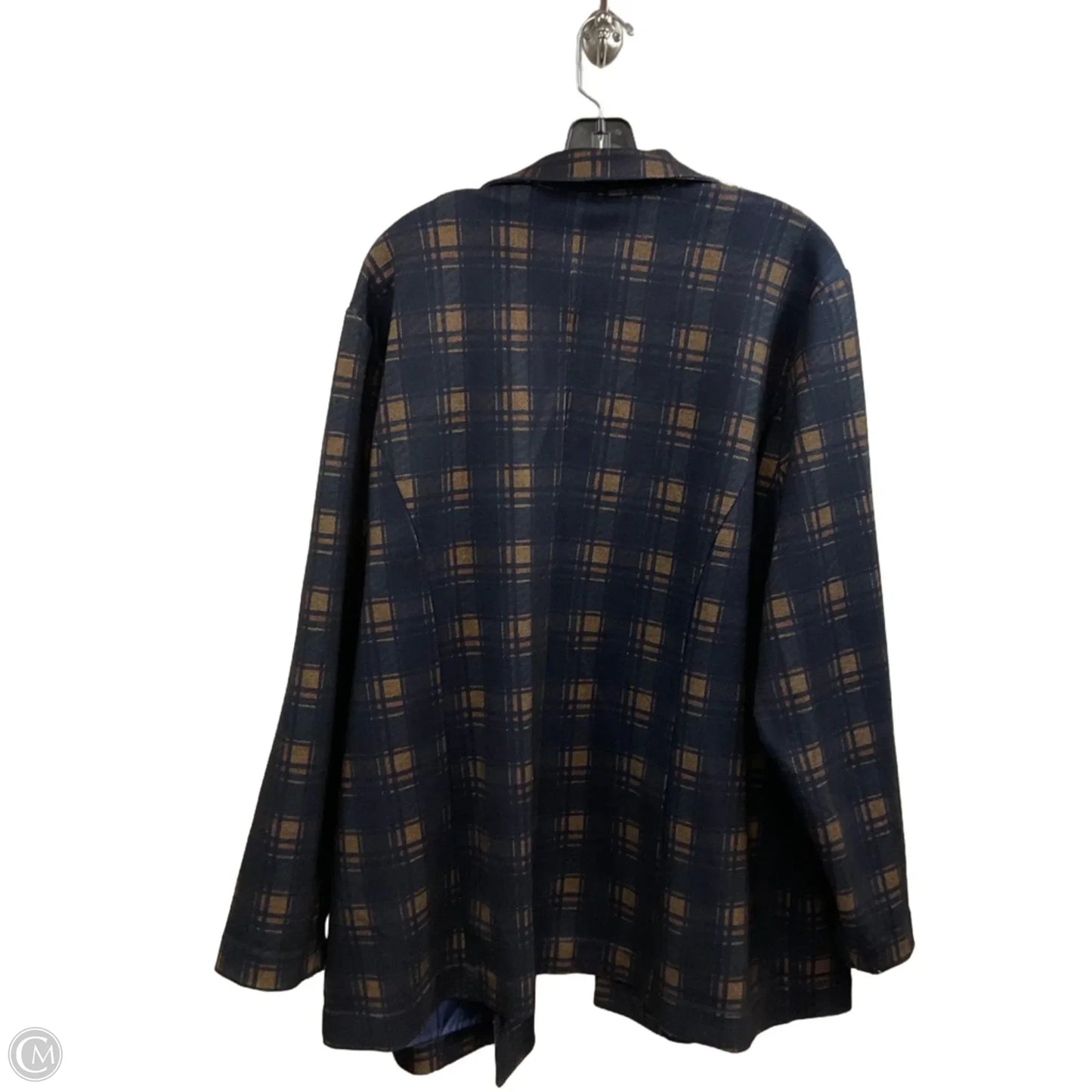 Blazer By Liverpool In Blue & Brown, Size: 3x