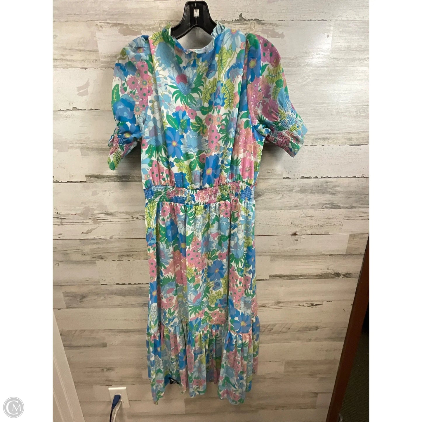 Dress Casual Maxi By J. Crew In Blue, Size: M