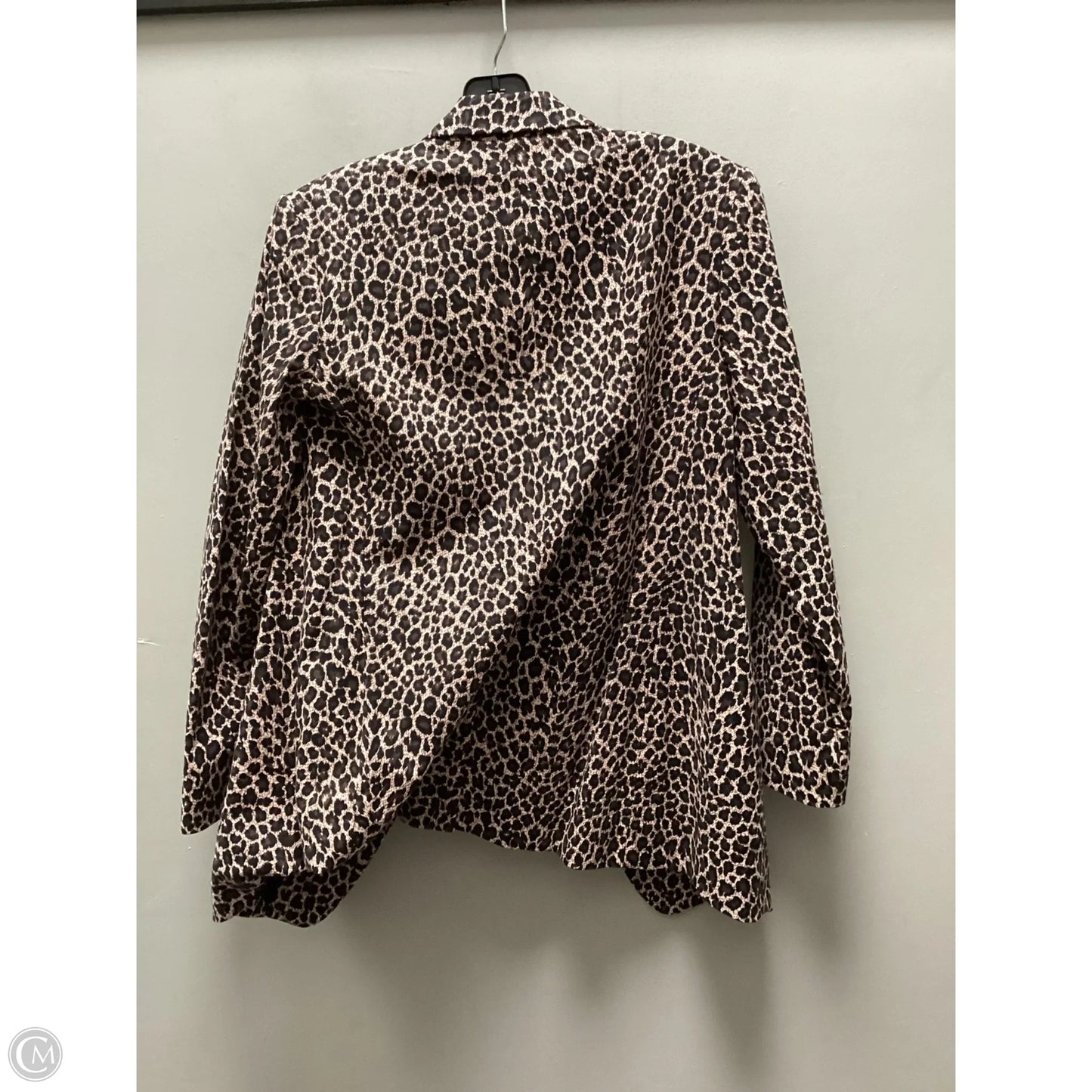 Blazer By Express In Animal Print, Size: L