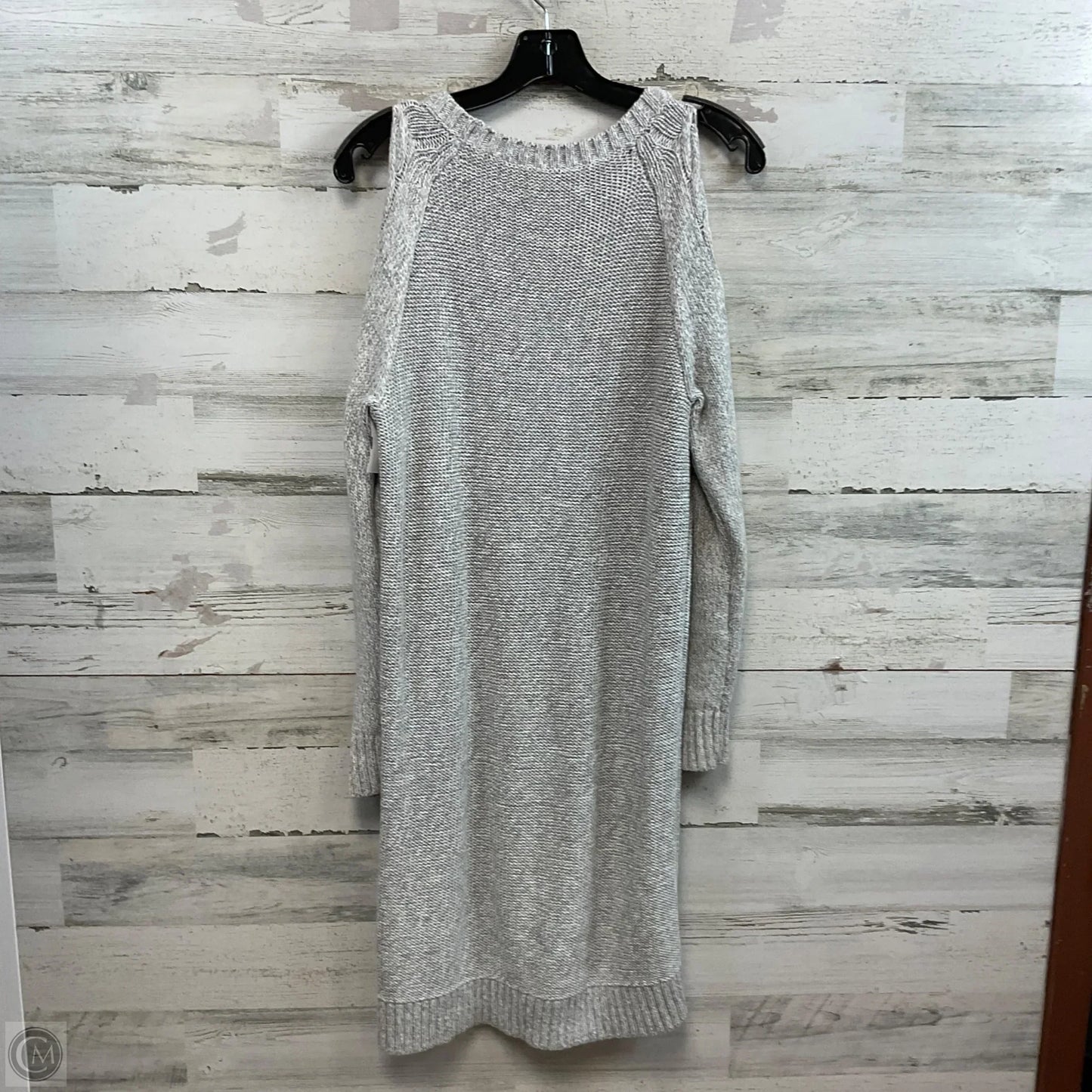 Dress Sweater By Loft In Grey, Size: M