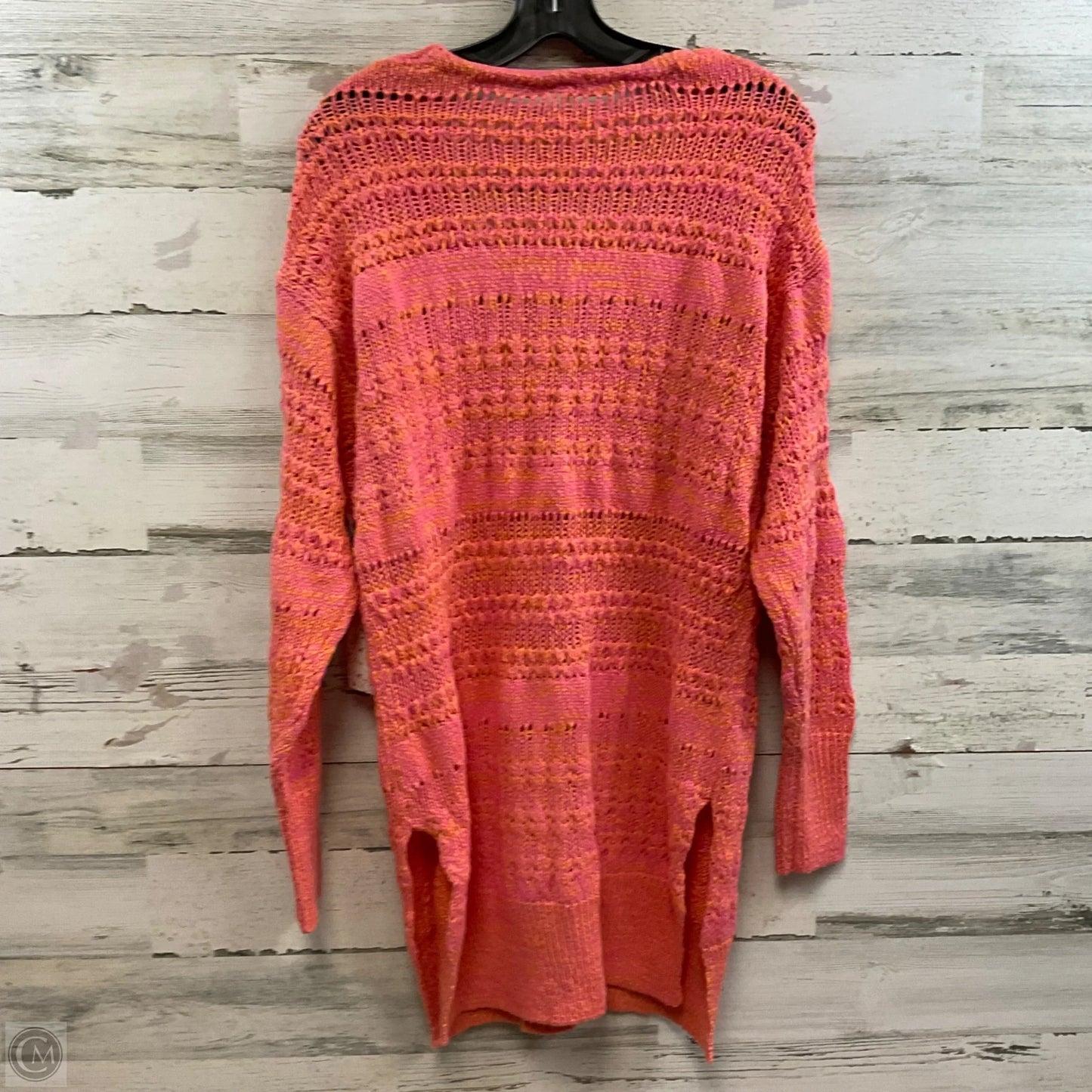 Sweater By Free People In Orange & Pink, Size: M