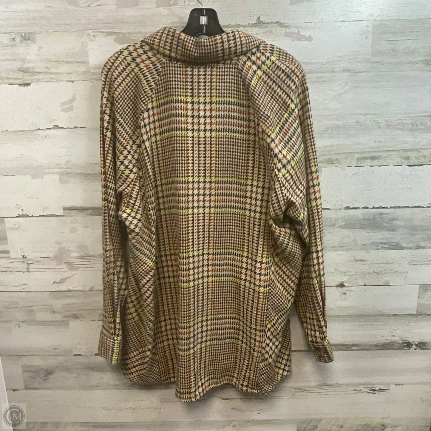 Jacket Shirt By Cabi In Brown, Size: L