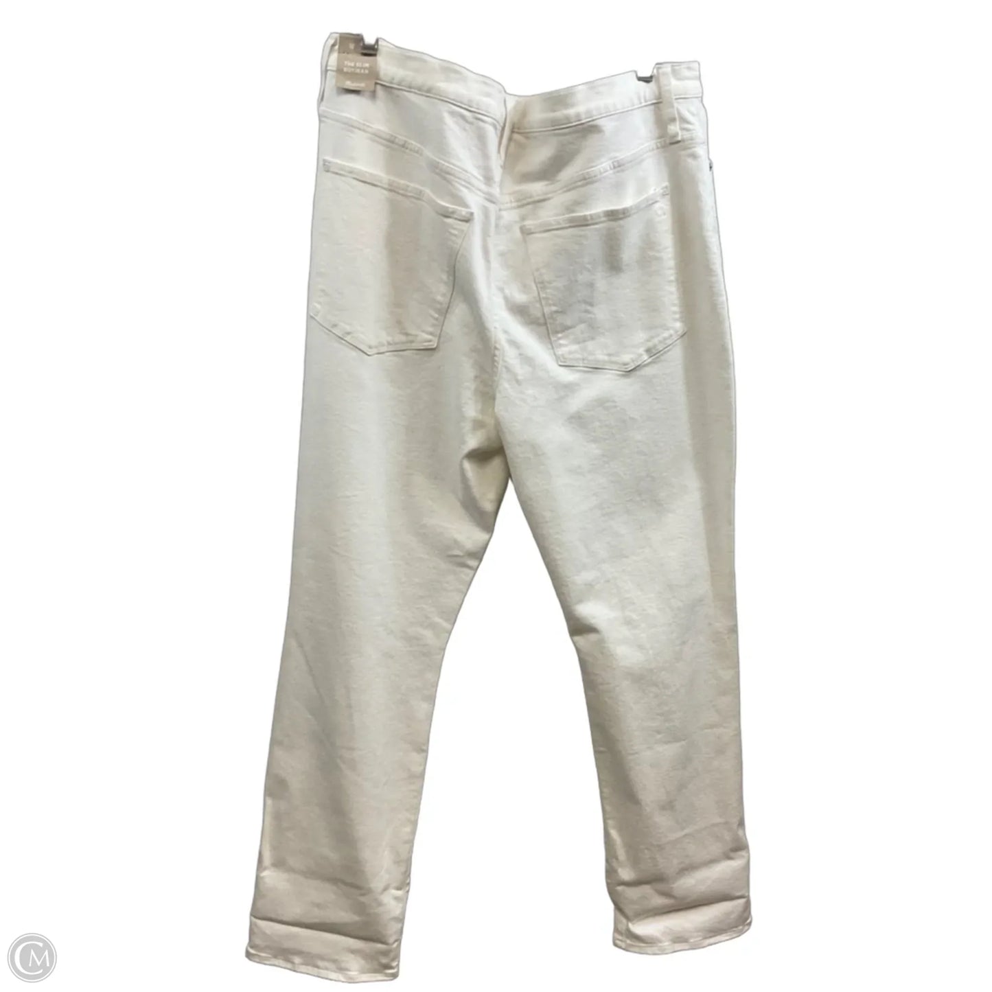 Jeans Boyfriend By Madewell In White Denim, Size: 14