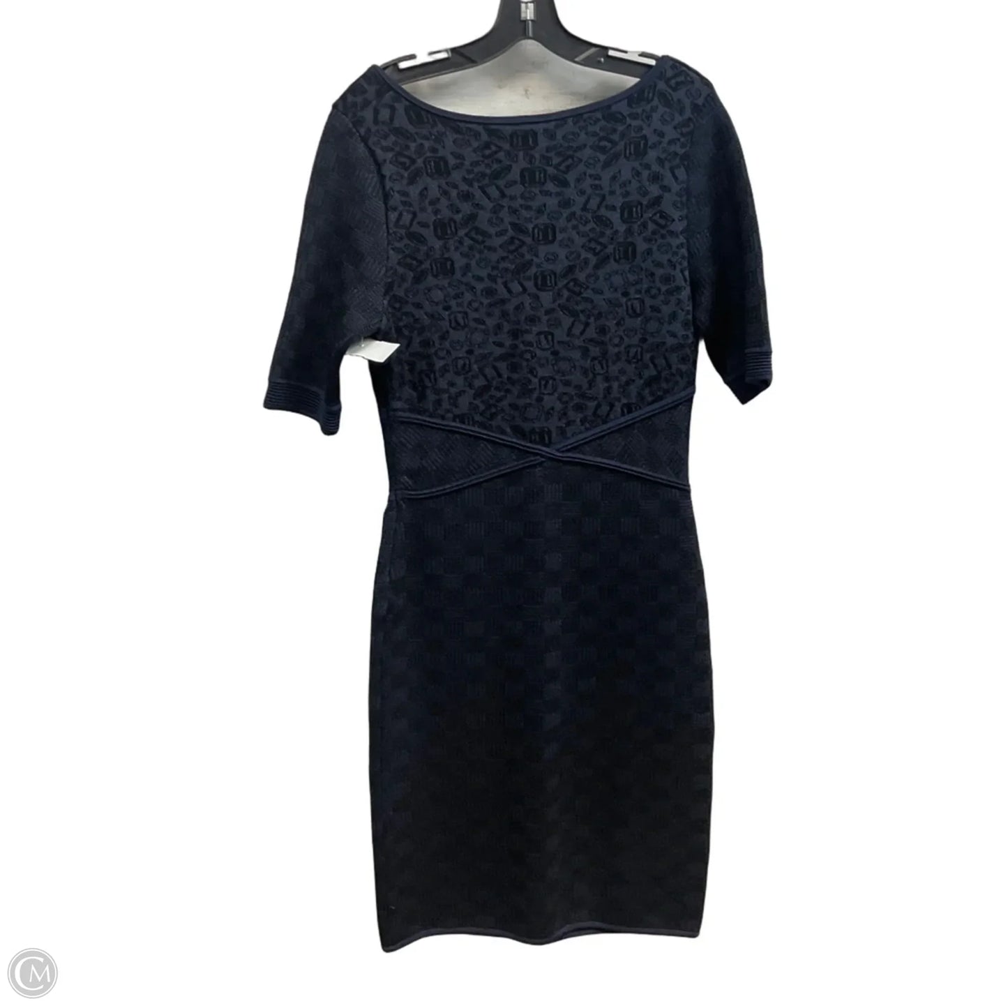 Dress Designer By Zac Posen In Navy, Size: L