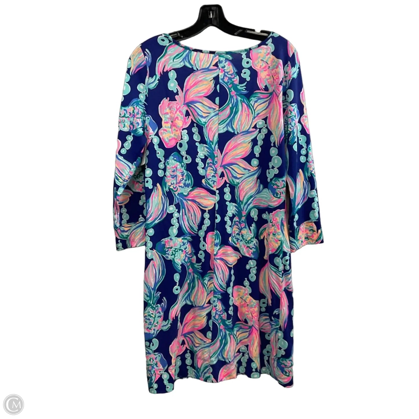 Dress Casual Short By Lilly Pulitzer In Blue & Pink, Size: M