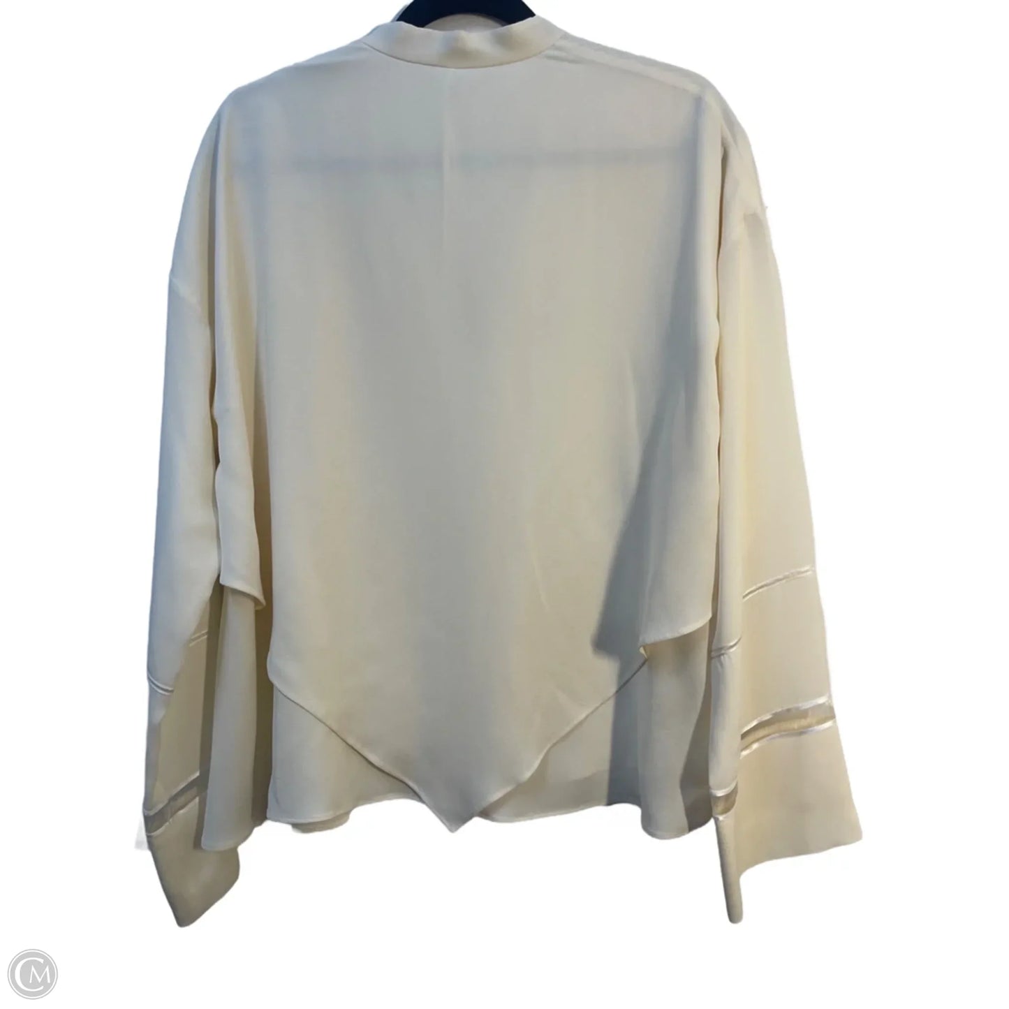 Blouse Designer By Derek Lam In Beige, Size: L