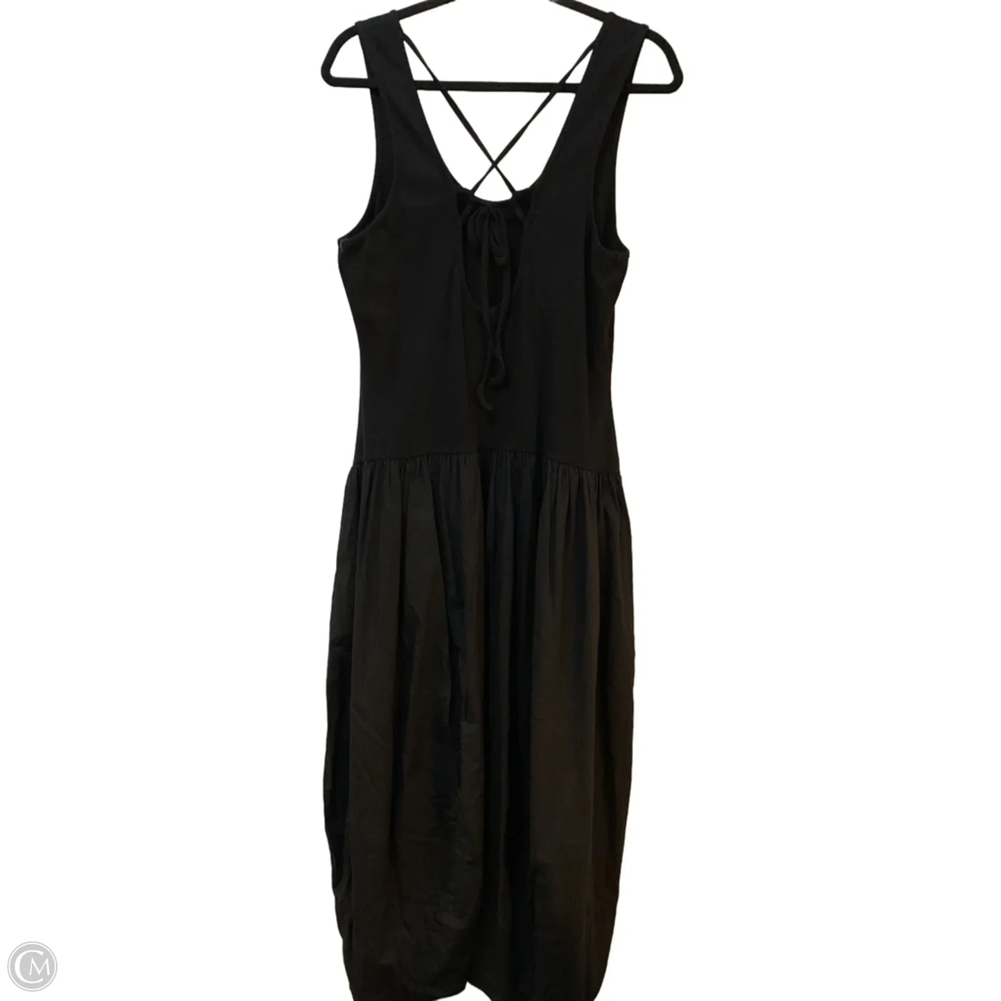 Dress Casual Midi By Anthropologie In Black, Size: M