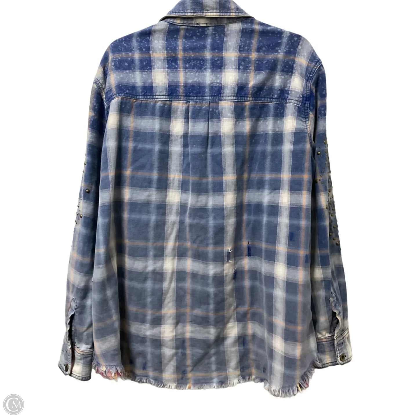 Jacket Other By Free People In Blue & Cream, Size: M
