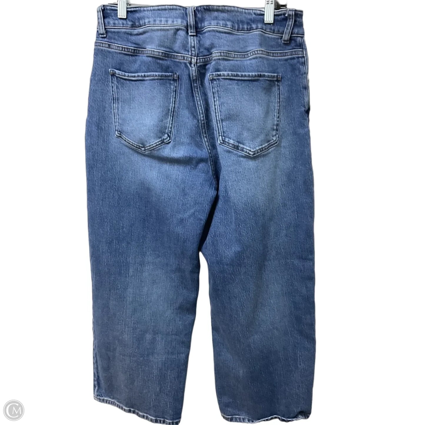 Jeans Cropped By Madewell In Blue Denim, Size: 10