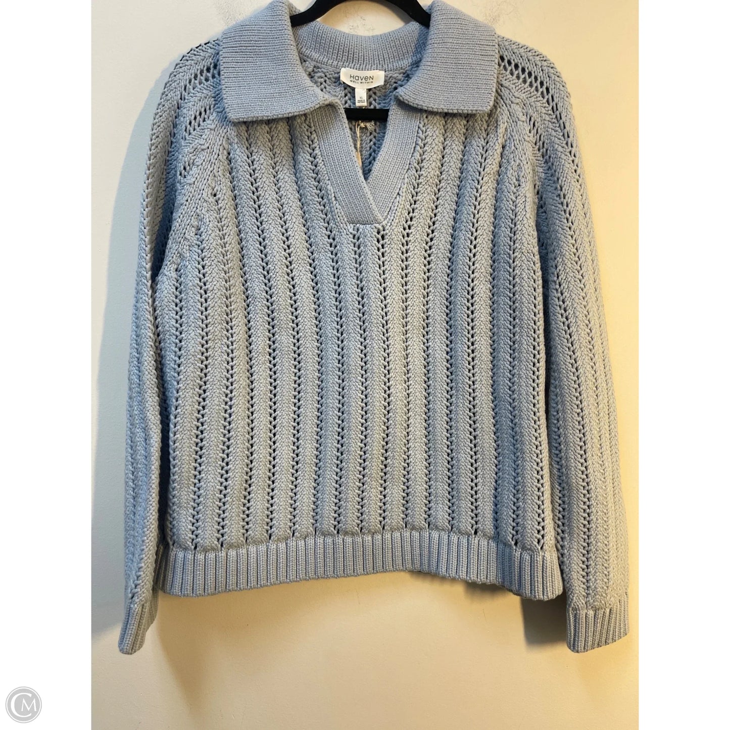 Sweater By Haven In Blue, Size: Xl