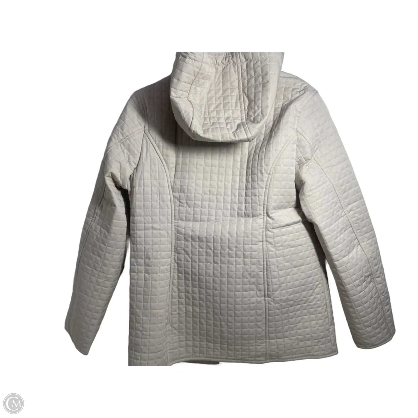 Jacket Puffer & Quilted By Lands End In Cream, Size: Xs