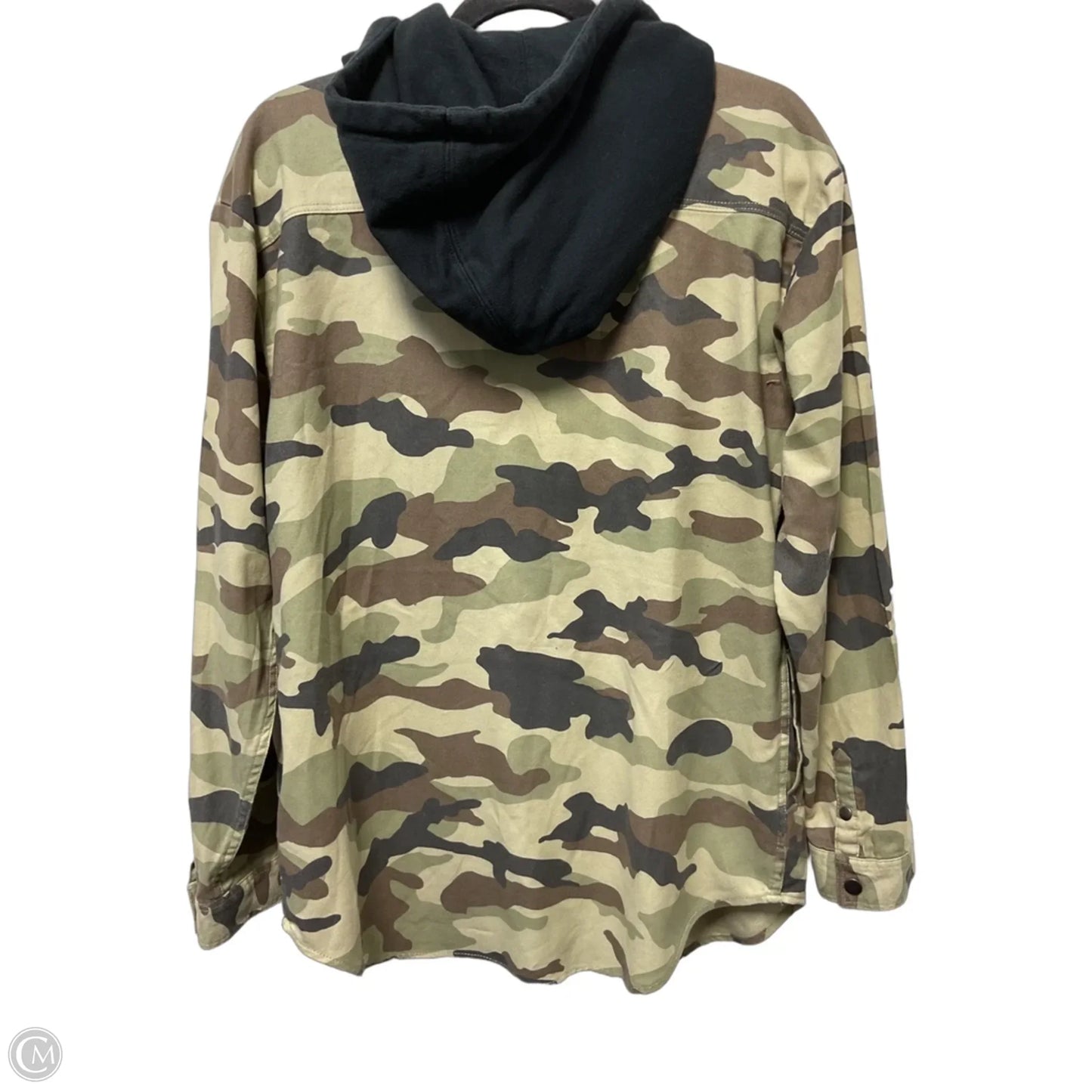 Sweater By Chicos In Camouflage Print, Size: S