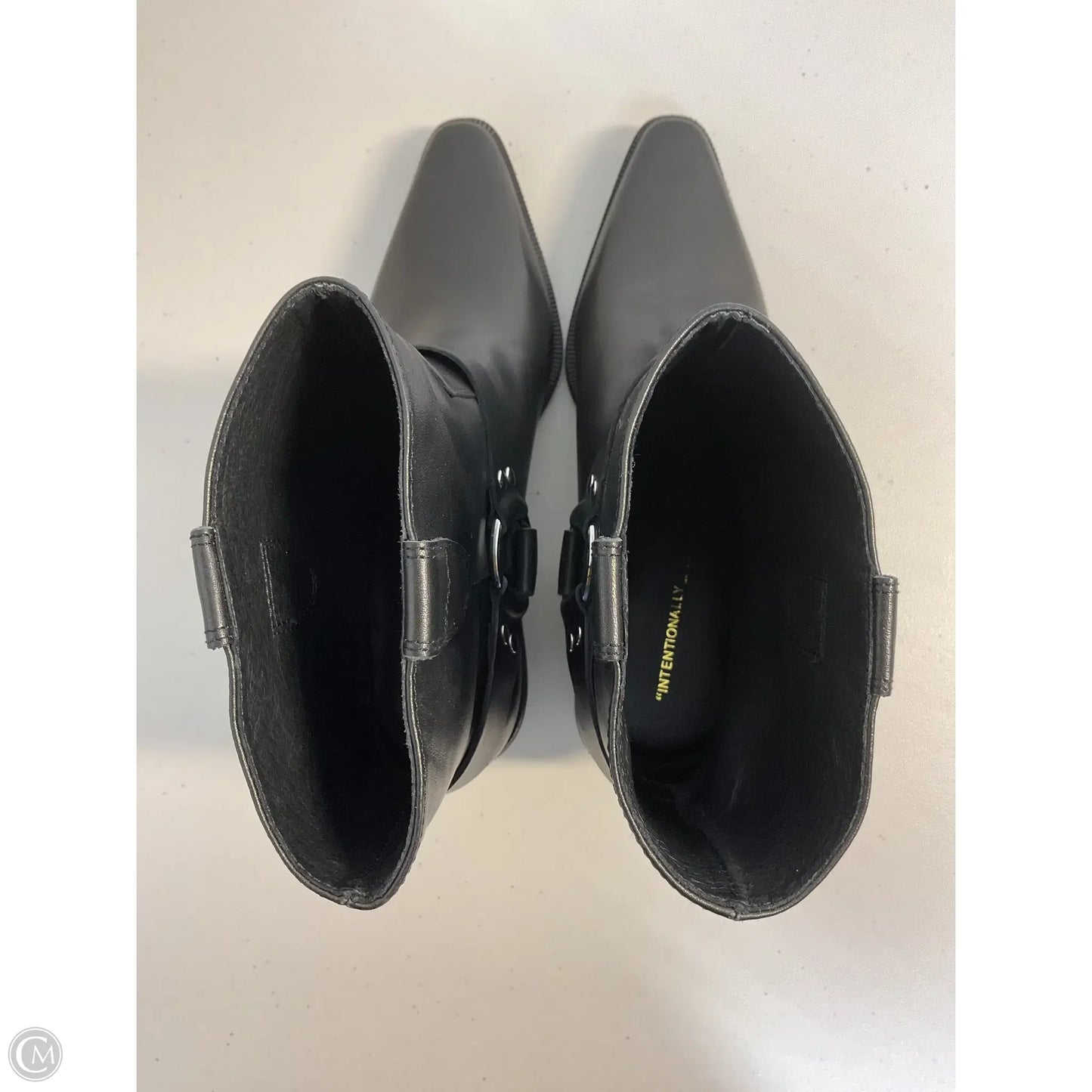 Boots Ankle Heels By Cma In Black, Size: 7