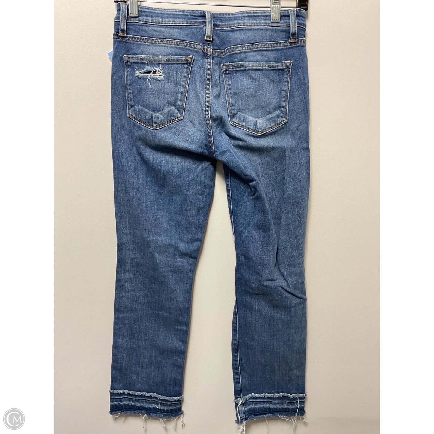 Jeans Cropped By Flying Monkey In Blue Denim, Size: 4