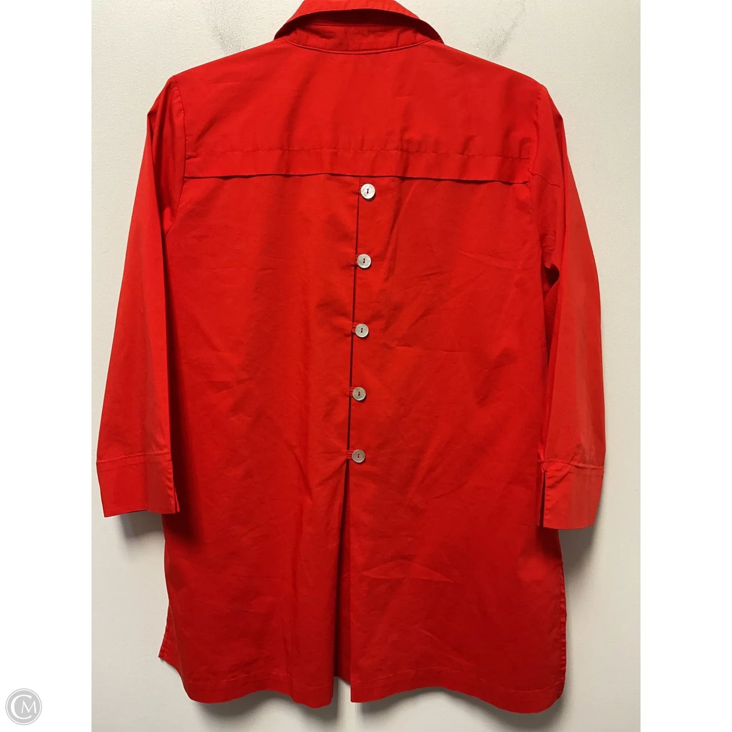 Tunic 3/4 Sleeve By Zac And Rachel In Red, Size: M