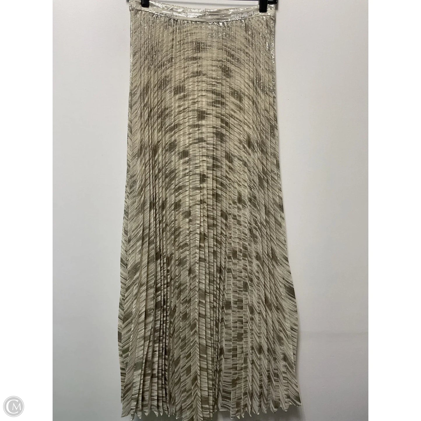 Skirt Maxi By Moulinette Soeurs In Silver & Tan, Size: 2