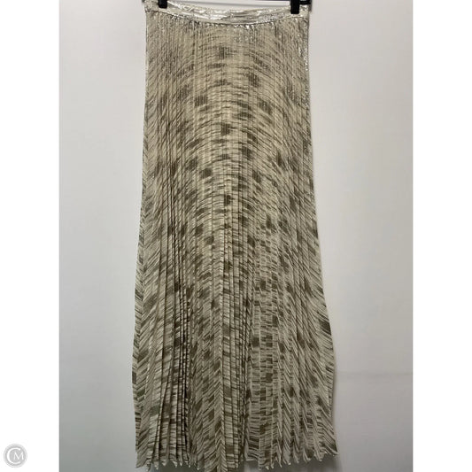 Skirt Maxi By Moulinette Soeurs In Silver & Tan, Size: 2
