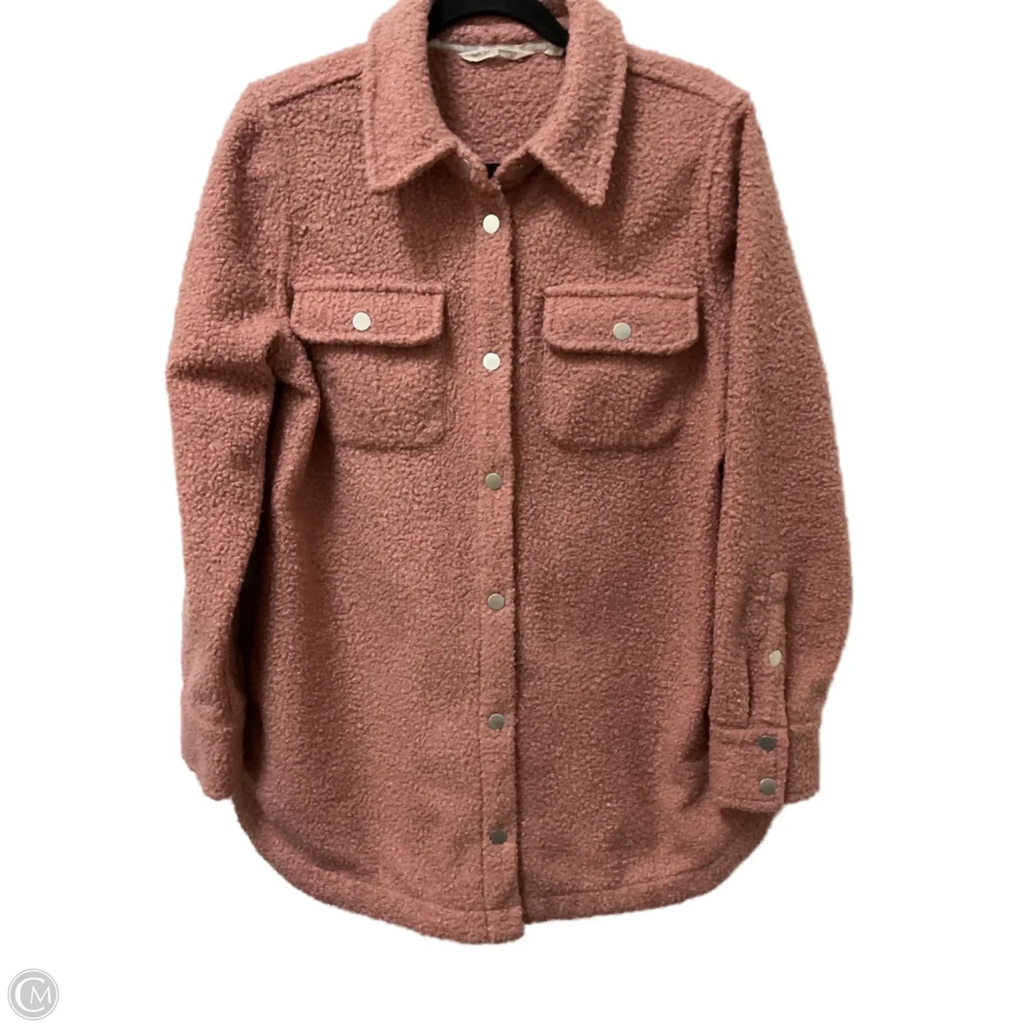 Jacket Shirt By Soft Surroundings In Pink, Size: S