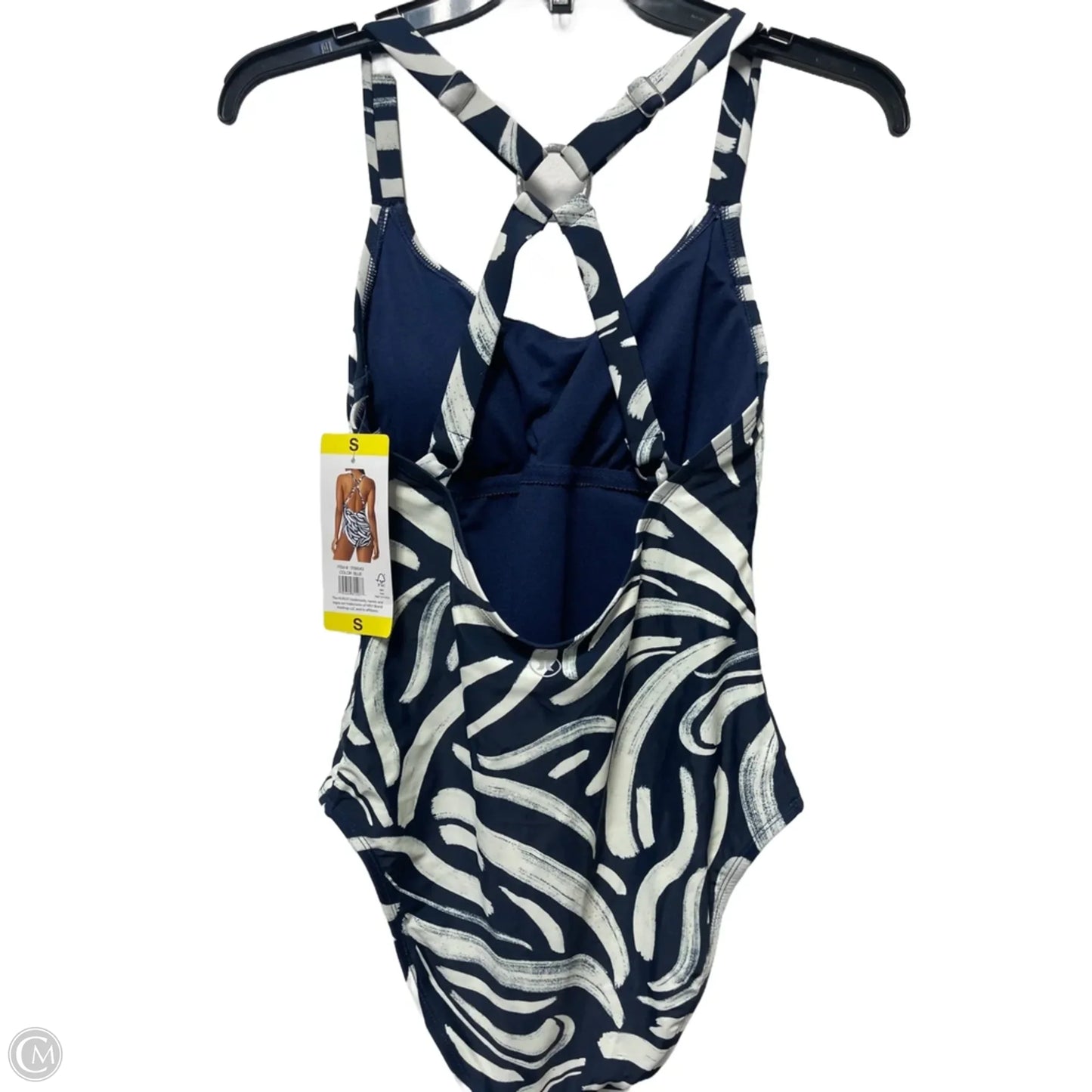 Swimsuit By Hurley In Blue & Cream, Size: S
