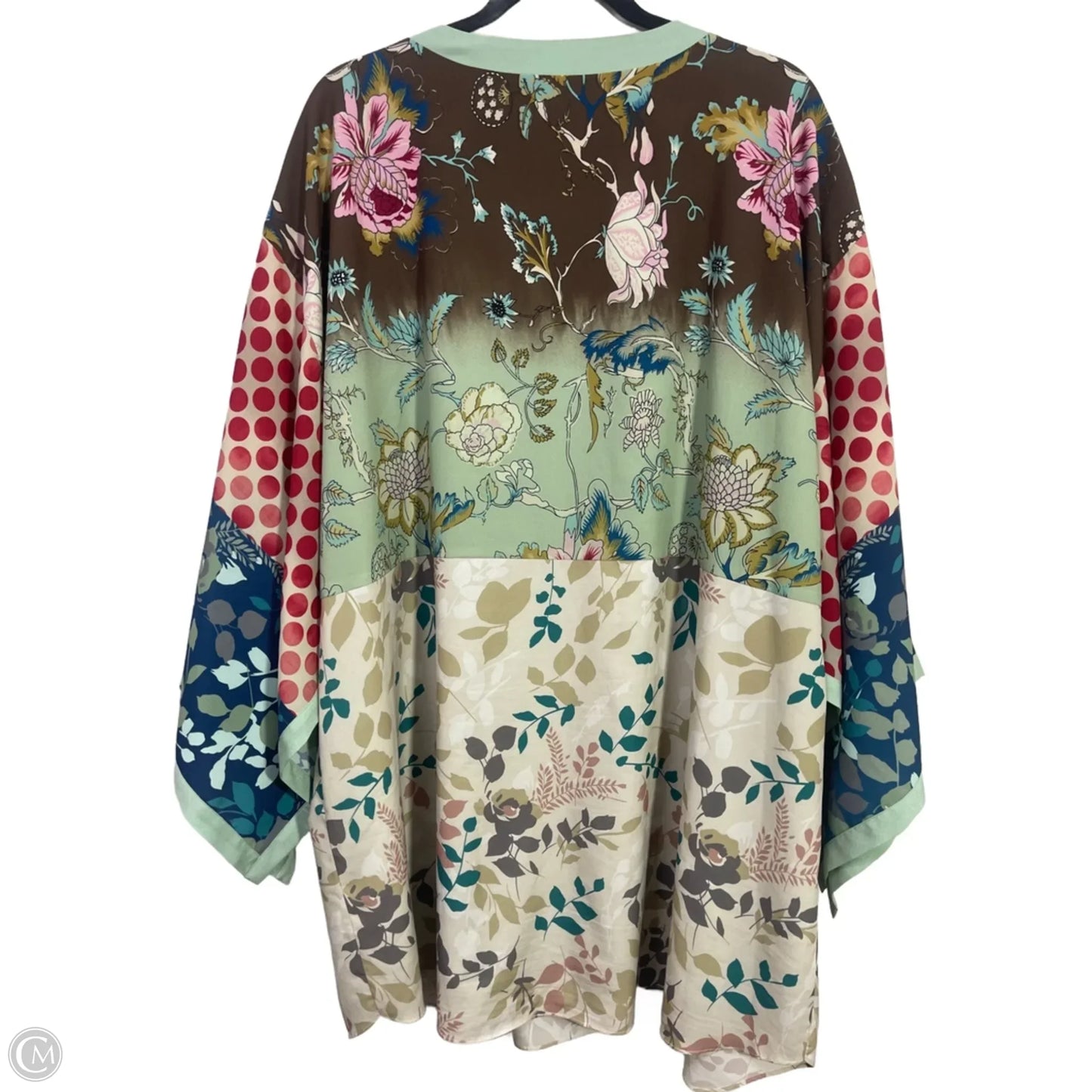 Blouse 3/4 Sleeve By Soft Surroundings In Multi-colored, Size: 2x