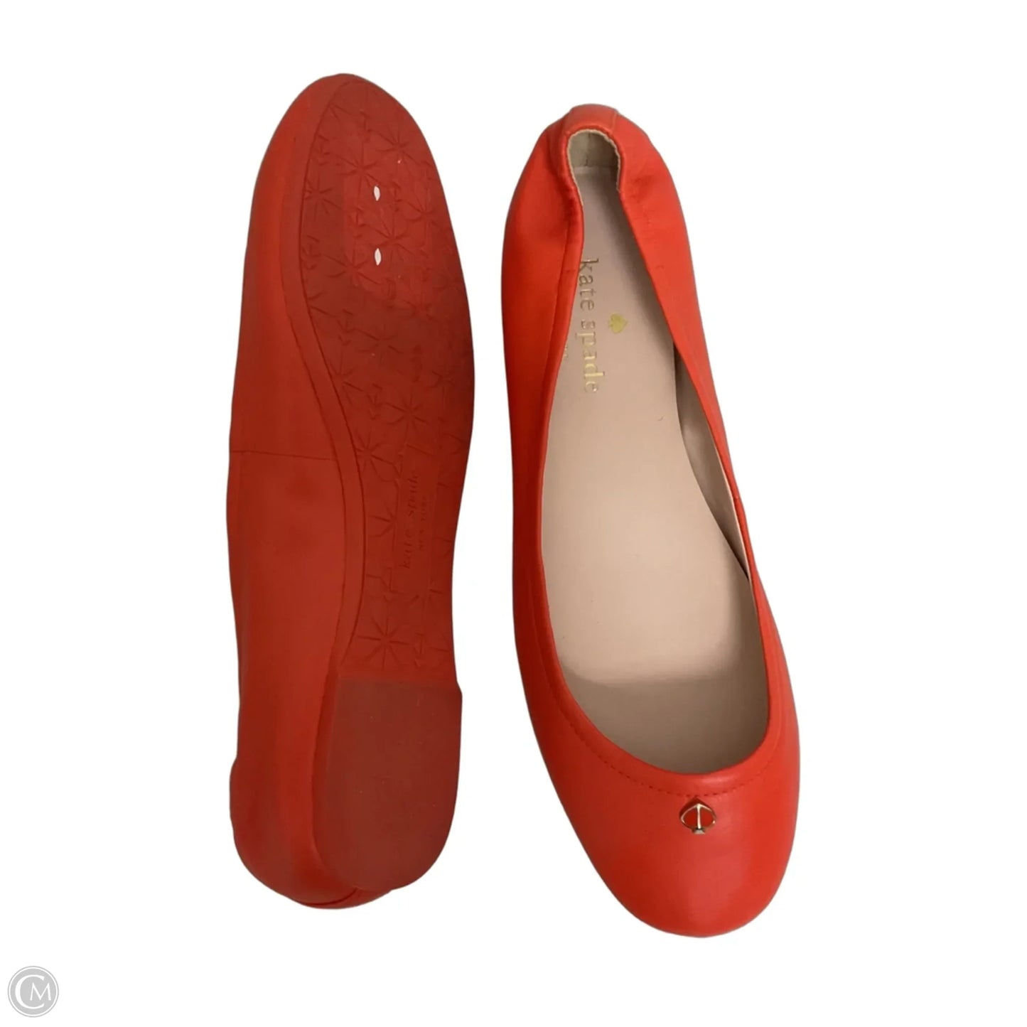 Shoes Designer By Kate Spade In Orange, Size: 7.5