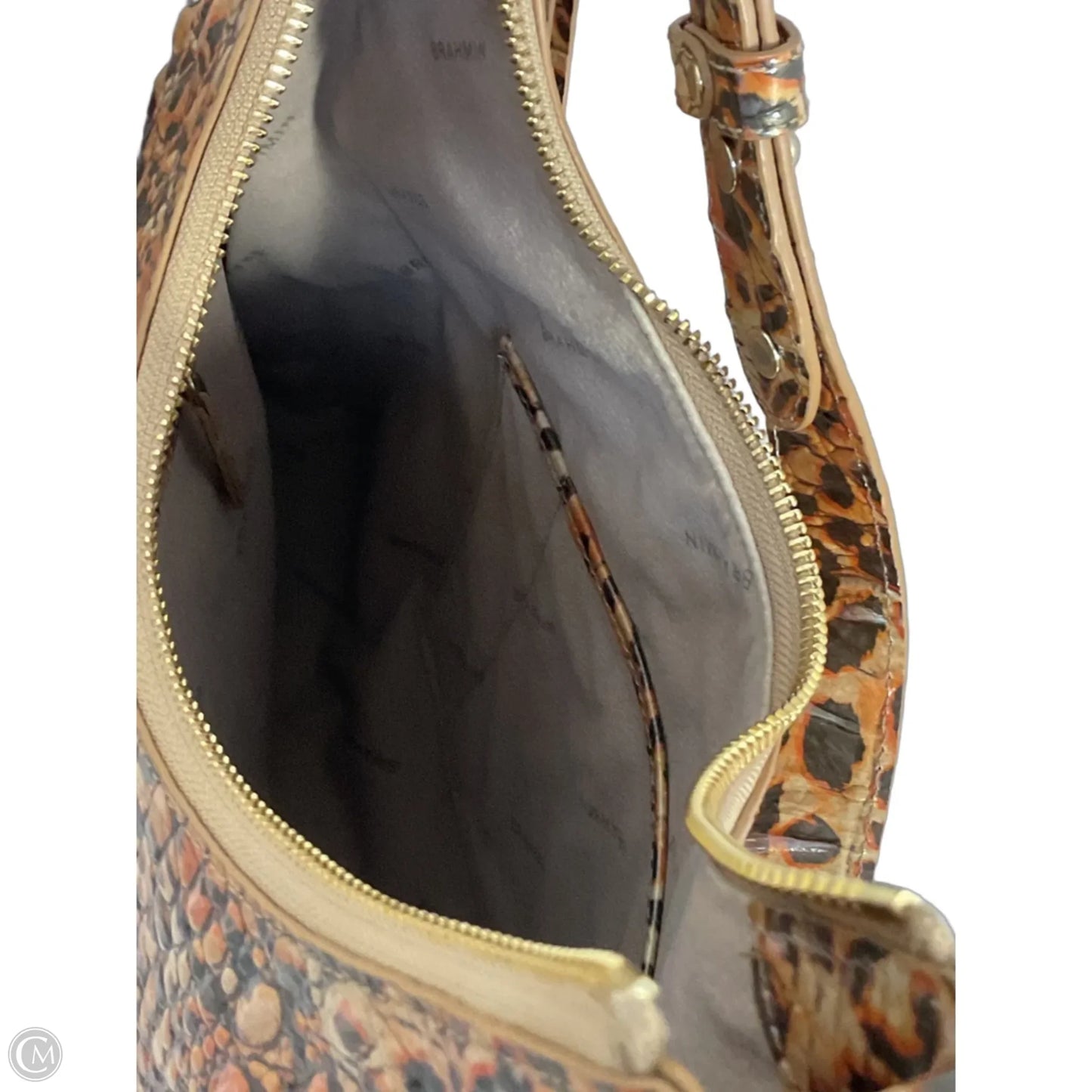 Handbag Designer By Brahmin, Size: Large