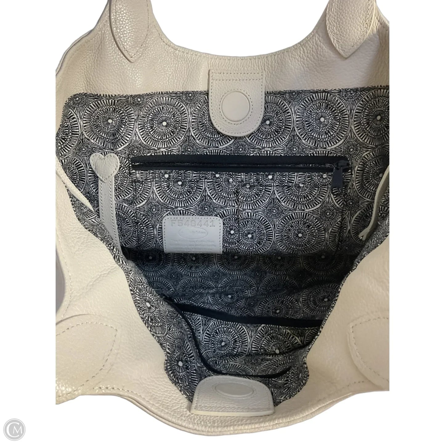 Handbag Leather By Brighton, Size: Large