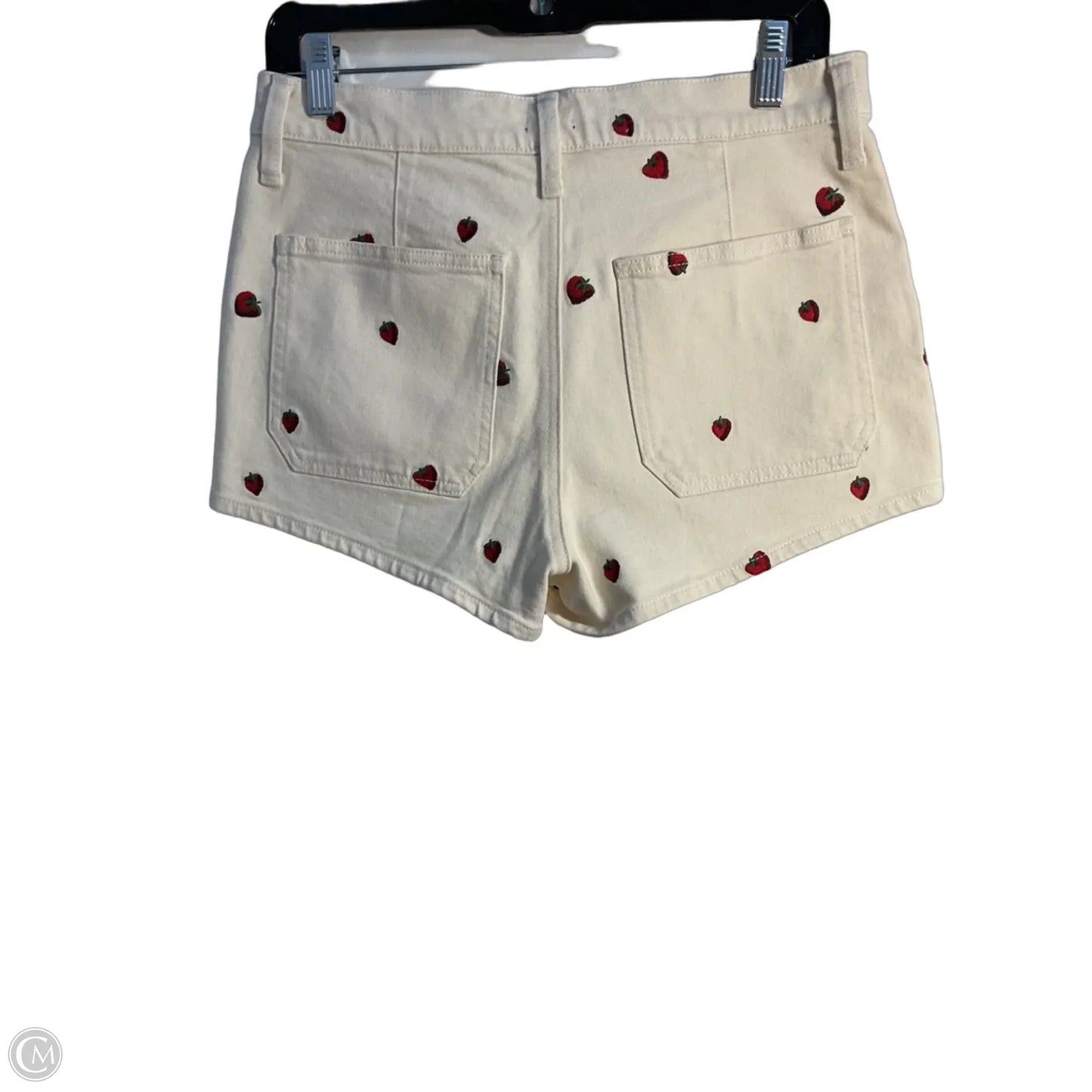 Shorts By J. Crew In Cream & Red, Size: 6