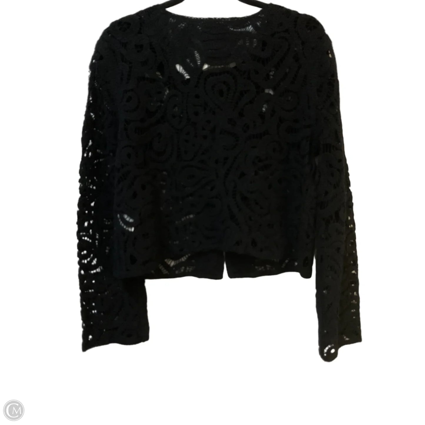 Sweater Cardigan Designer By Jason Wu In Black, Size: S