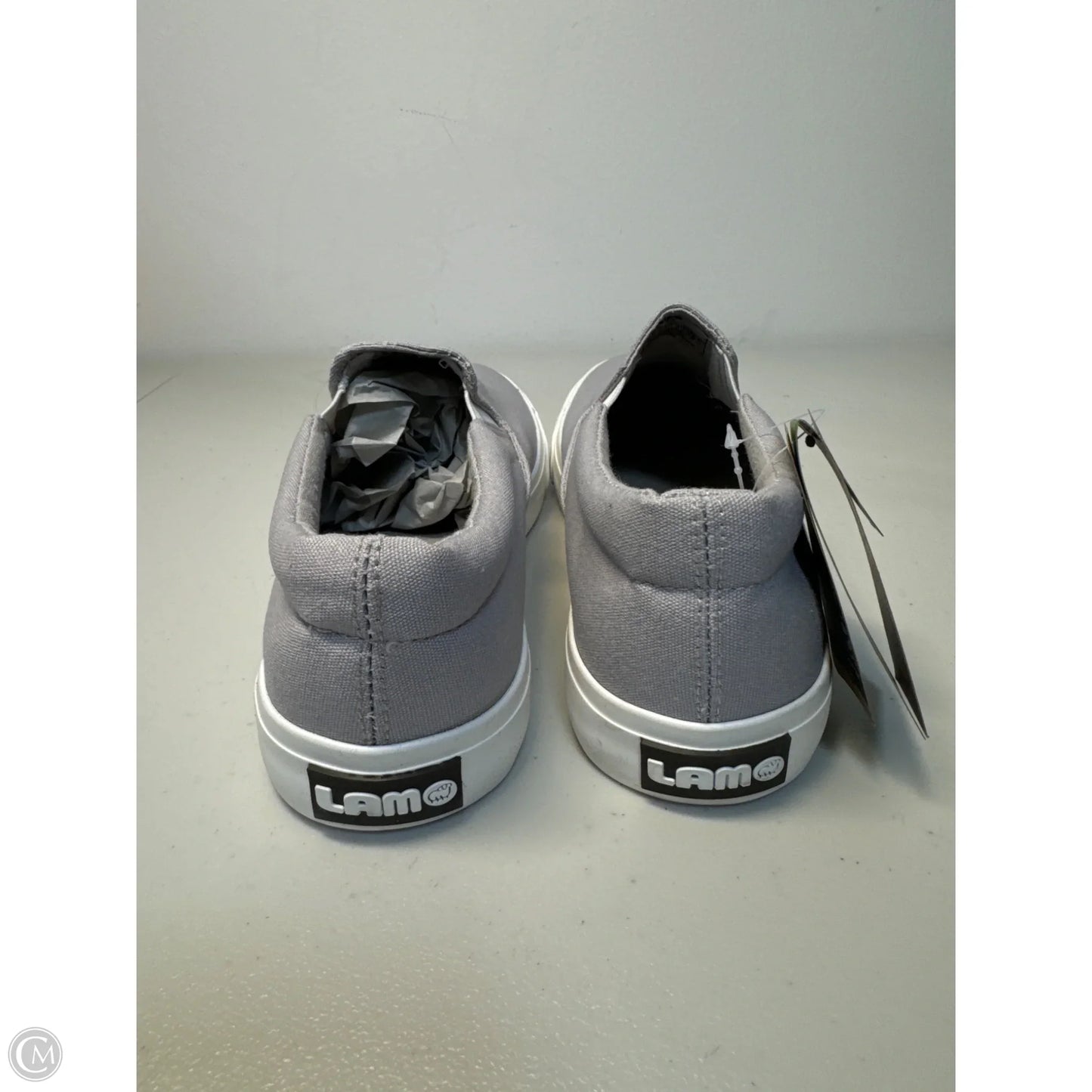 Shoes Flats By Lamo In Grey, Size: 6.5